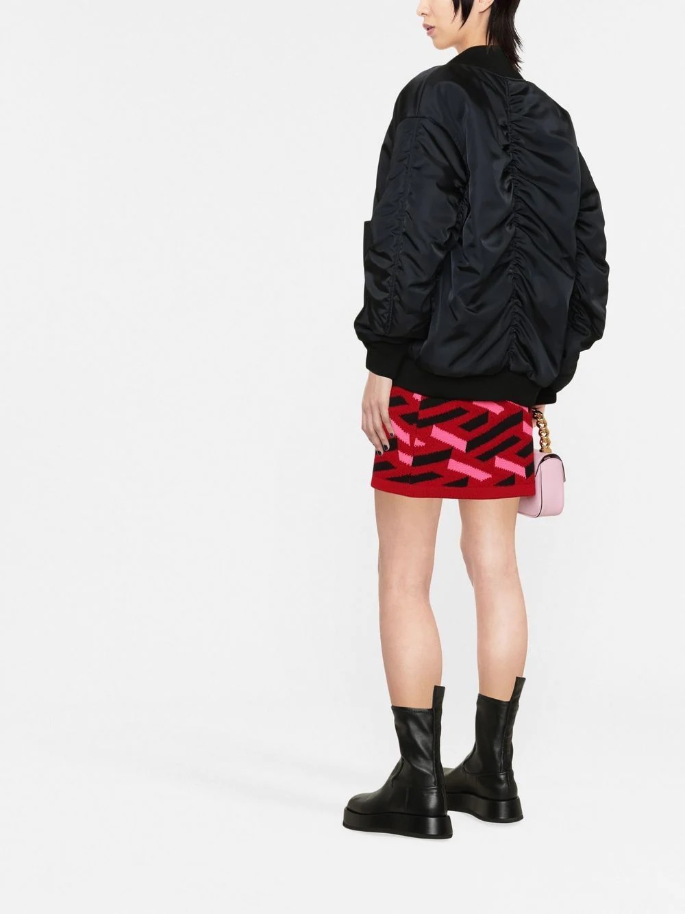I Ventagli-print  reversible puffer jacket - 3