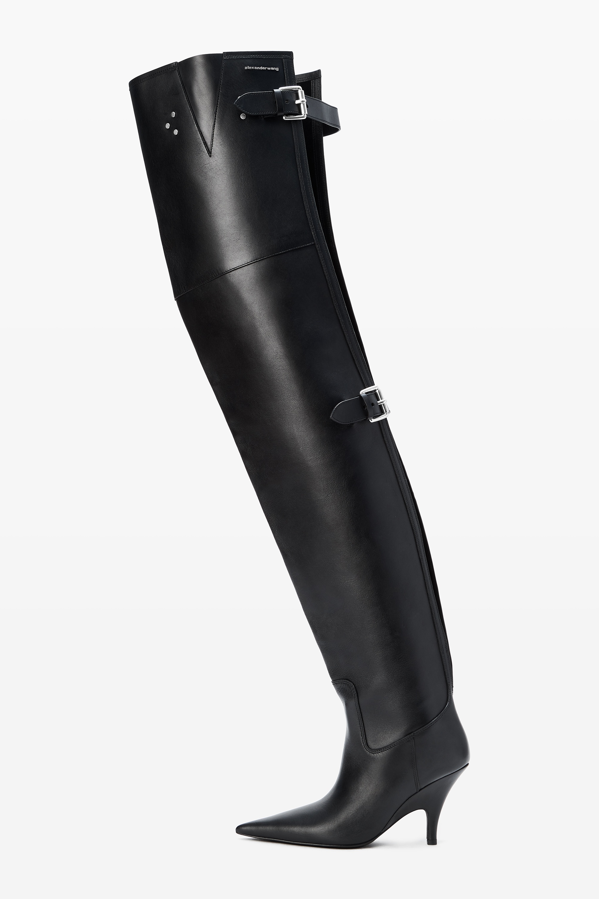 Diablo Thigh-High Boot in Leather - 2