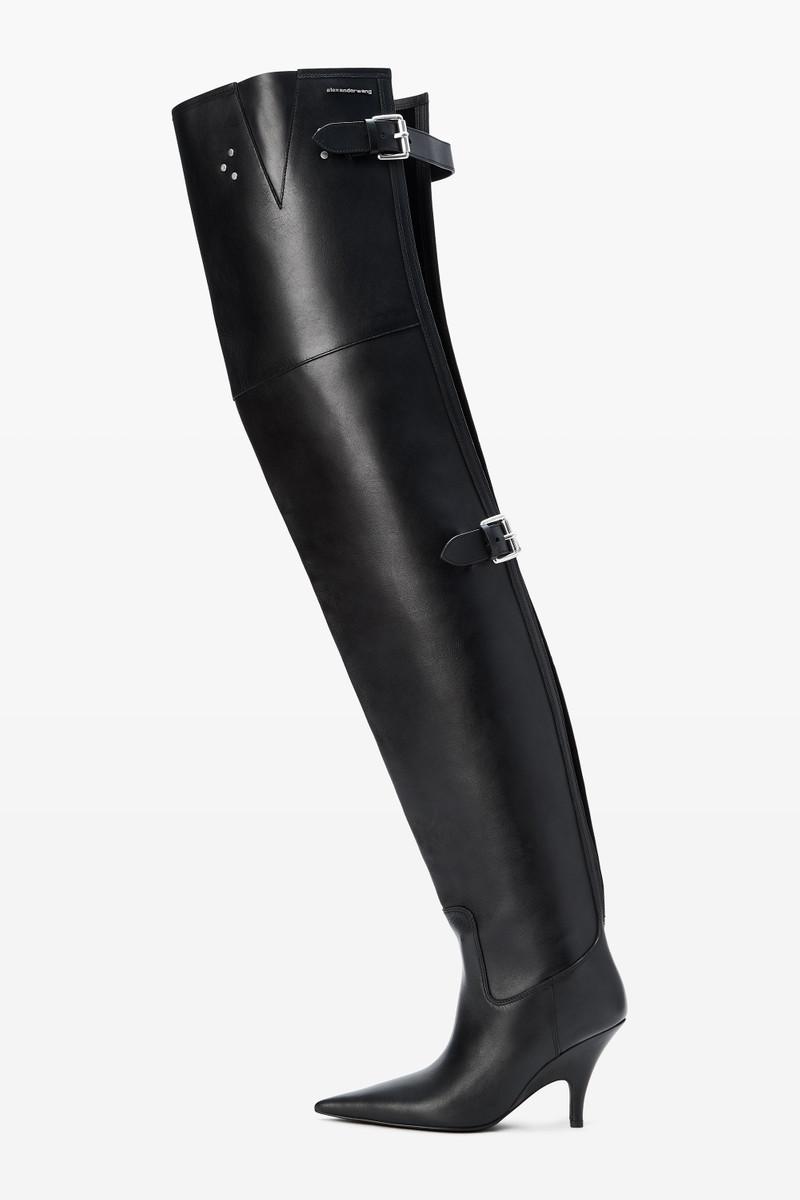 Diablo Thigh-High Boot in Leather 2