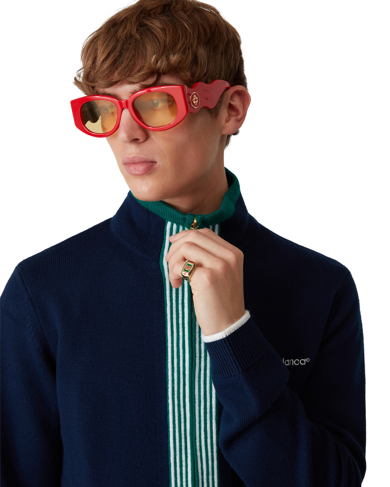 Red The Memphis Sunglasses | Casablanca Paris - 3
