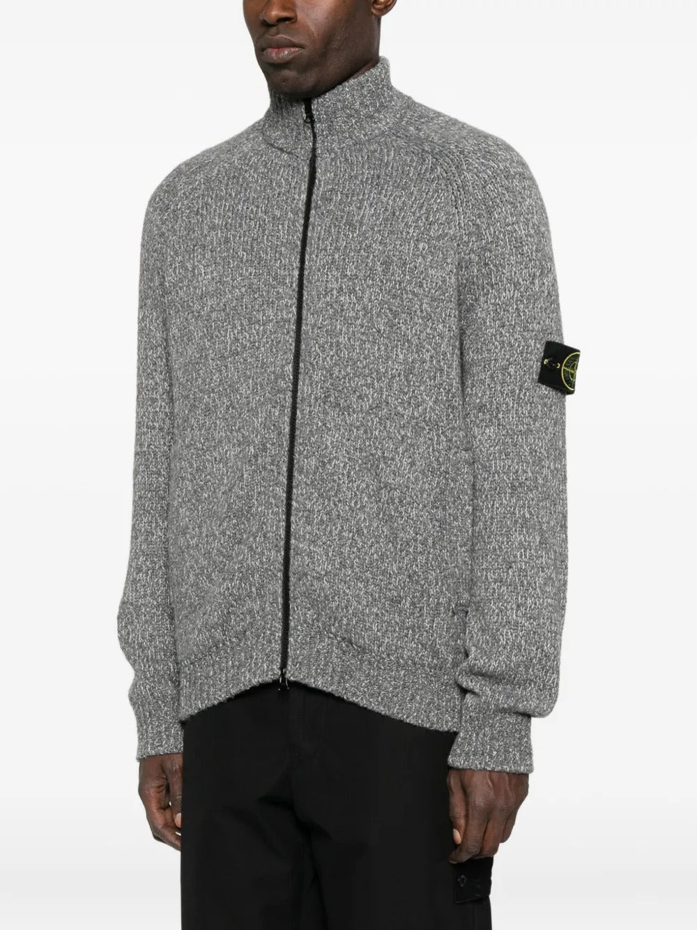 STONE ISLAND - Men Essential Crew Neck Cardigan - 2