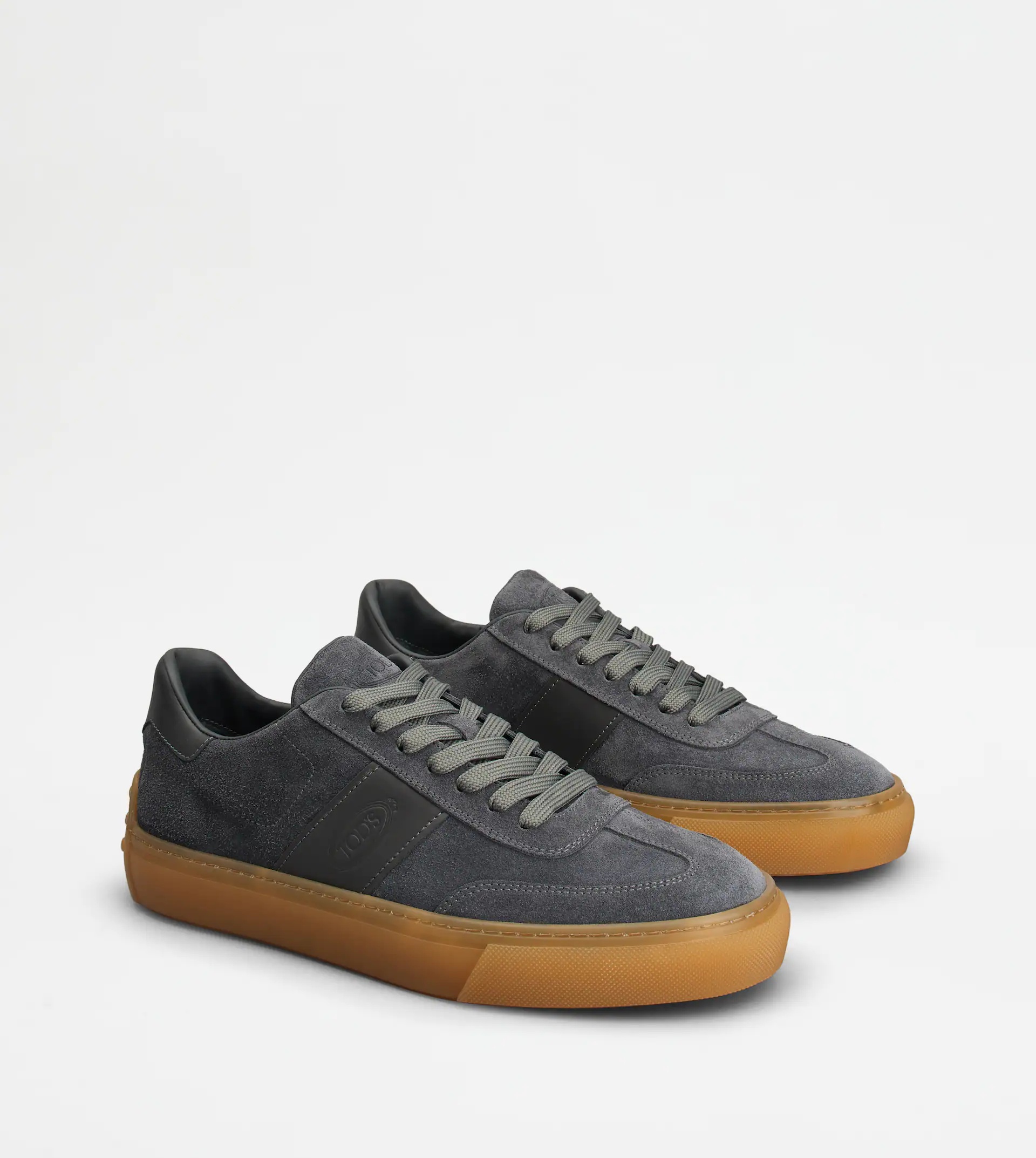 TOD'S SNEAKERS IN SUEDE - GREY - 3