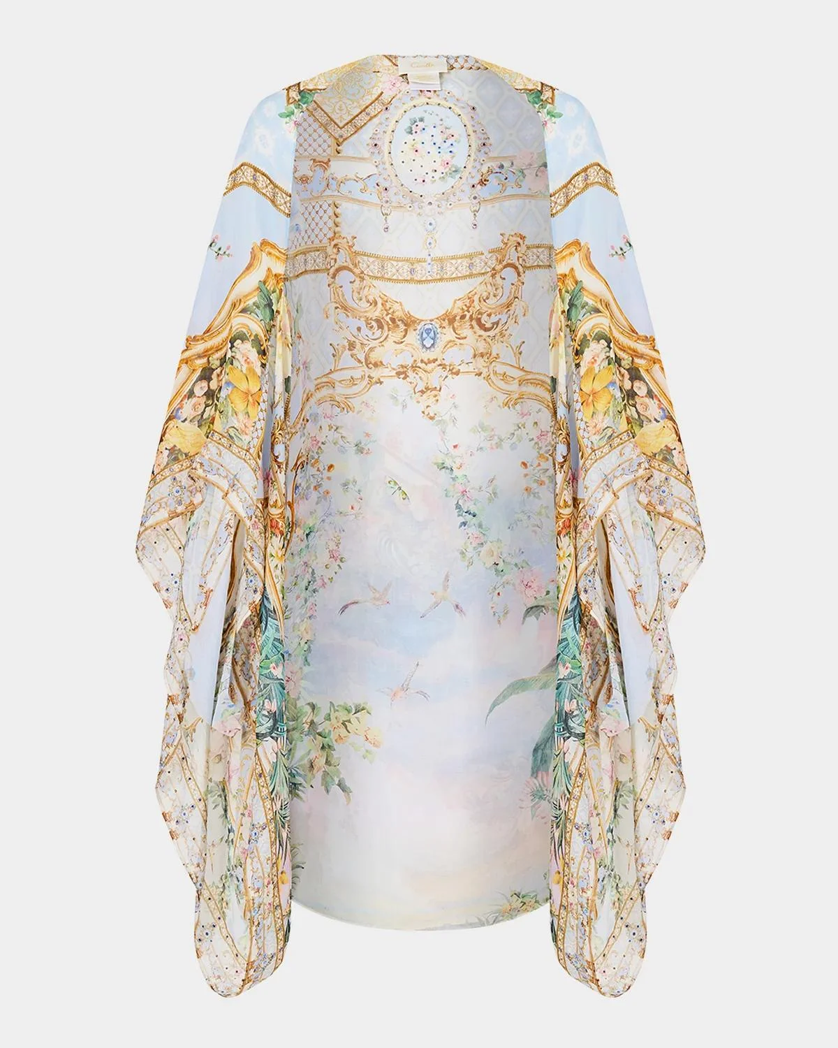 Sisi Society Silk Chiffon Shrug - 1