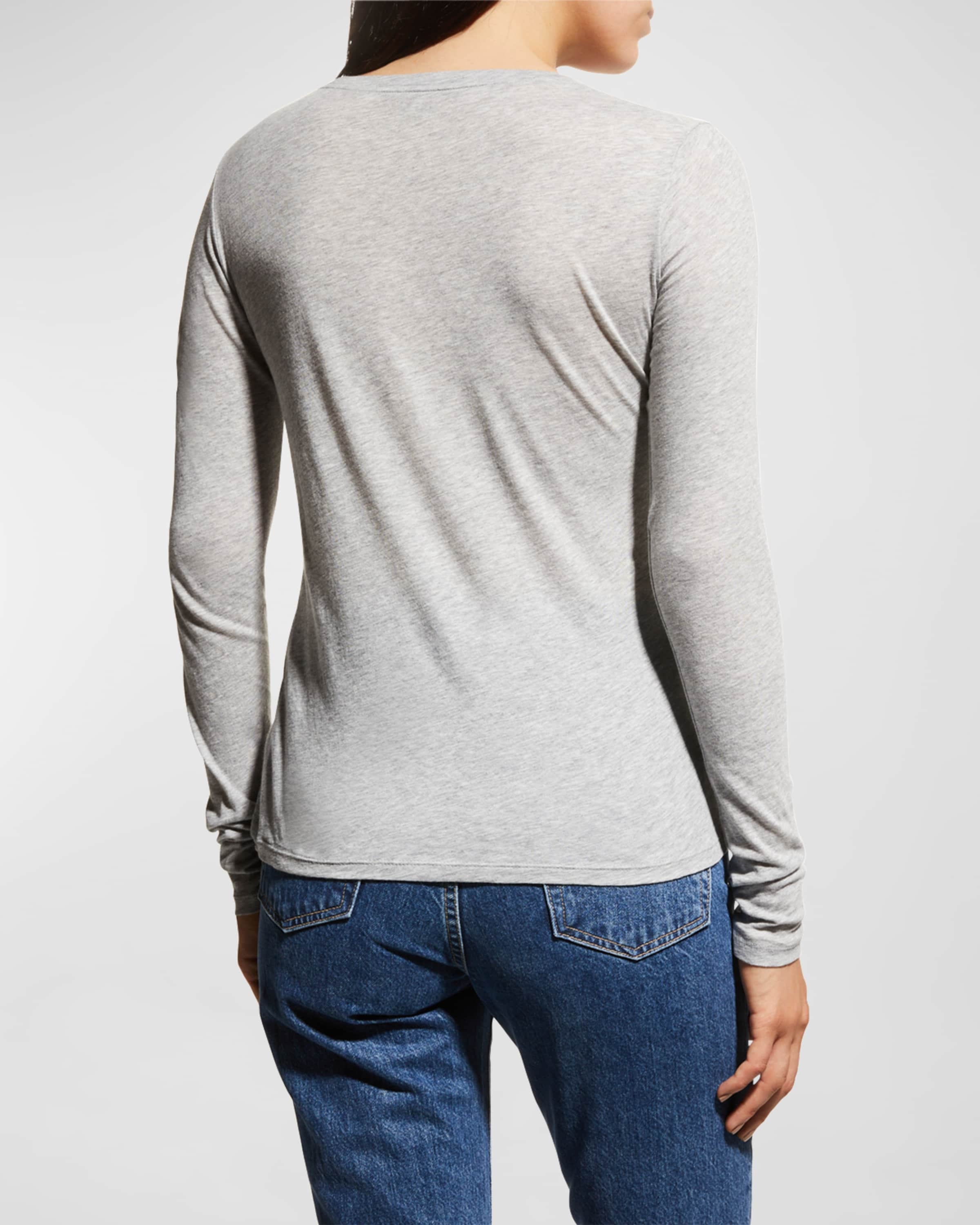 Essential Long-Sleeve Crewneck Tee - 4