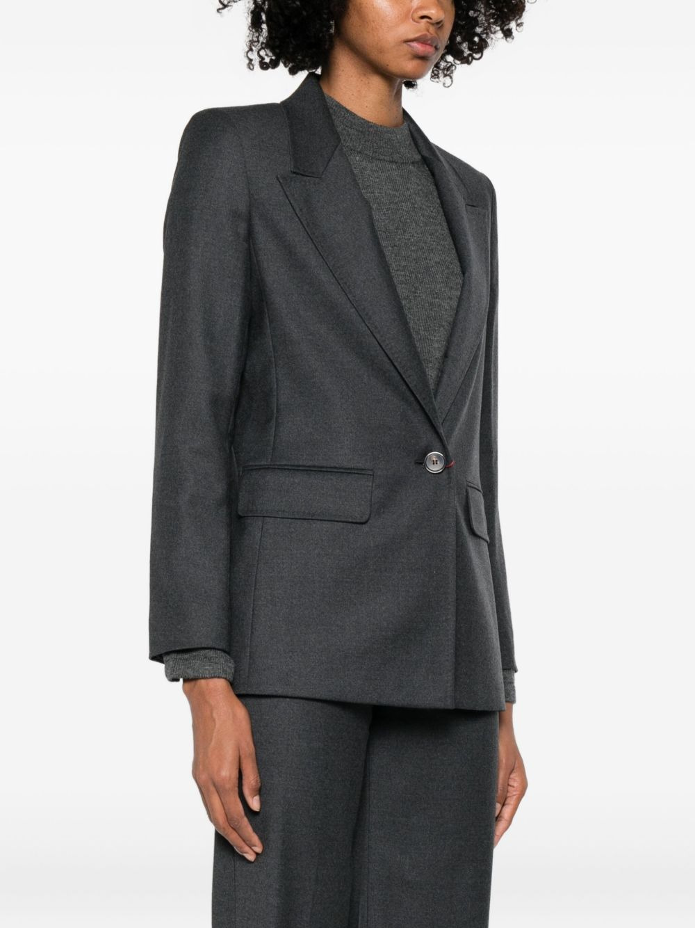 Max Mara Women Single-Breasted Wool Jacket - 3