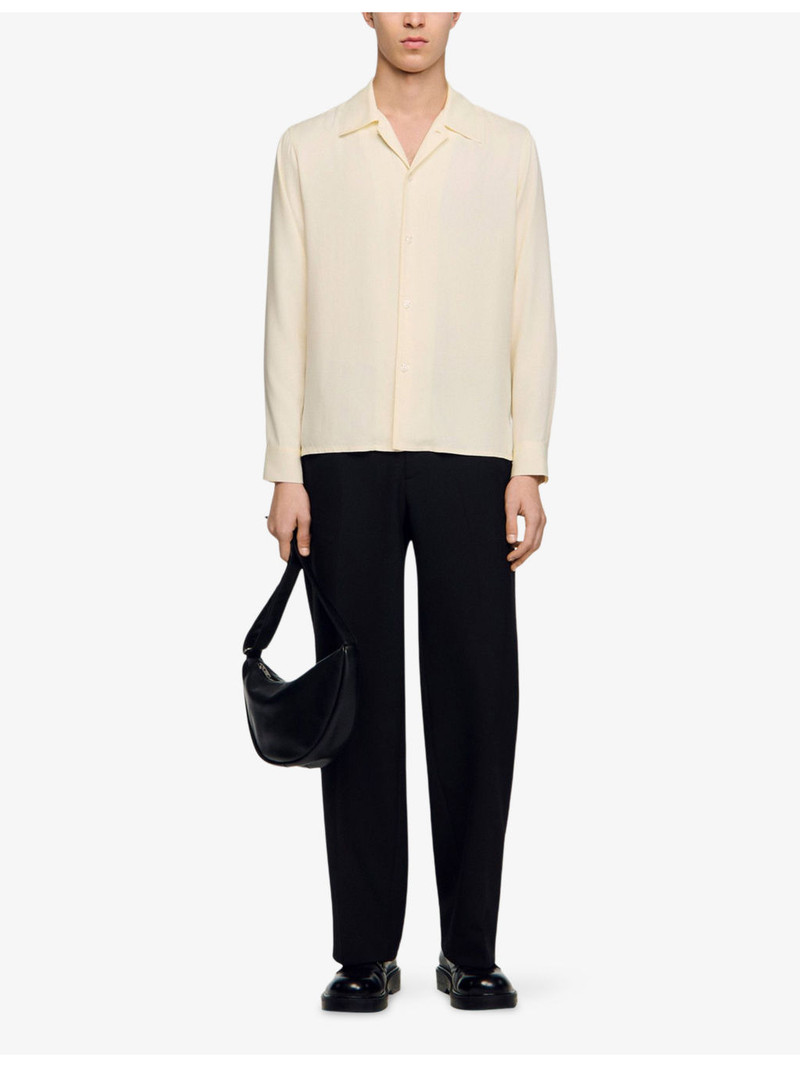 Sandro Spread-Collar Woven Shirt outlook
