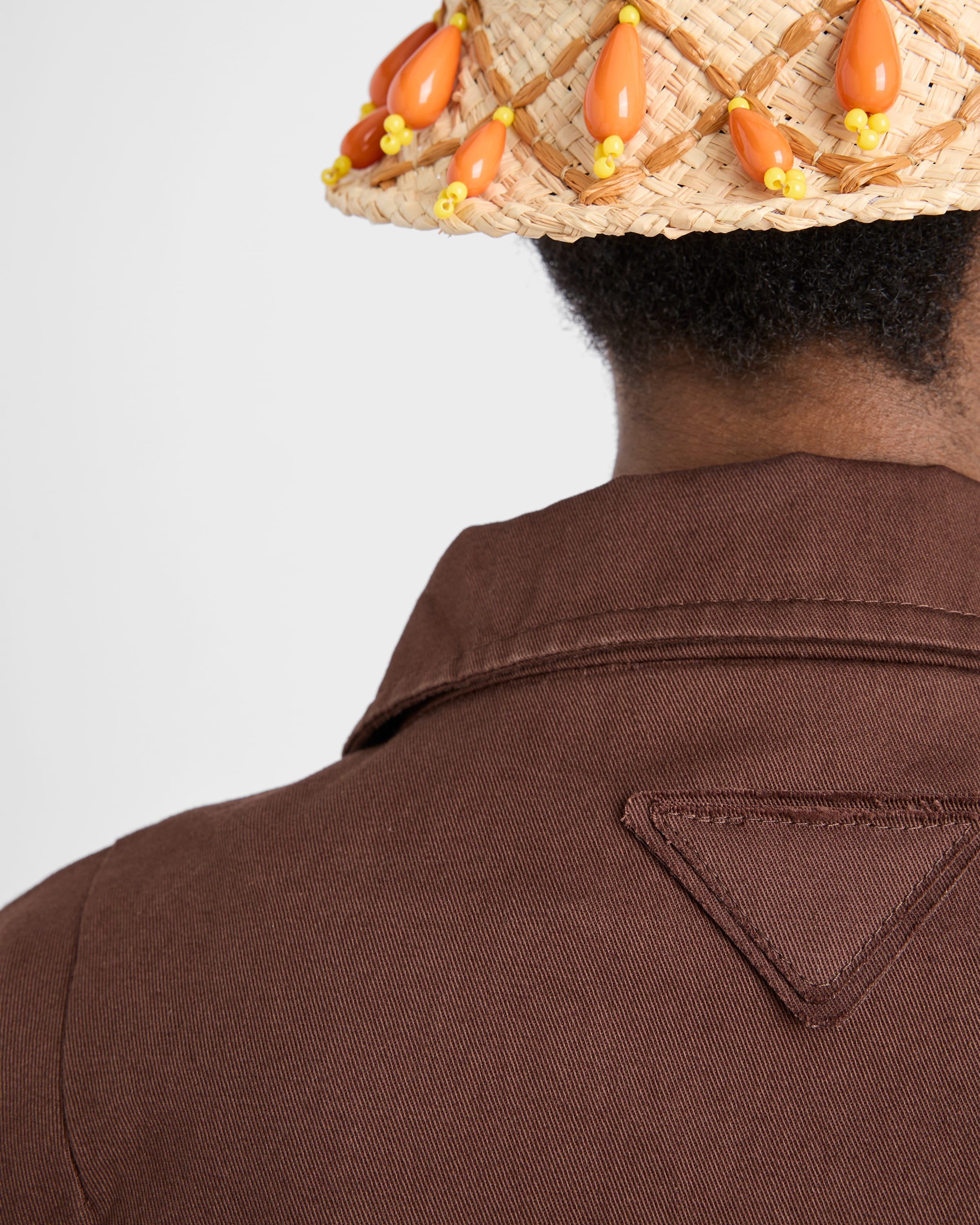 Old gabardine cotton shirt jacket - 3