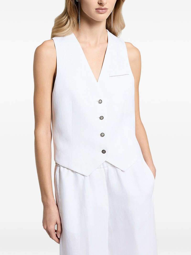 V-neck buttoned vest 3