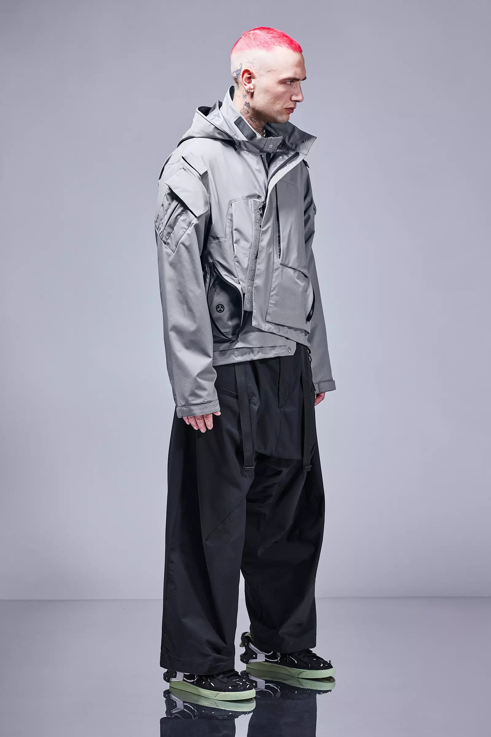 J14-GT 3L Gore-Tex Interops Jacket Hellgrau - 3