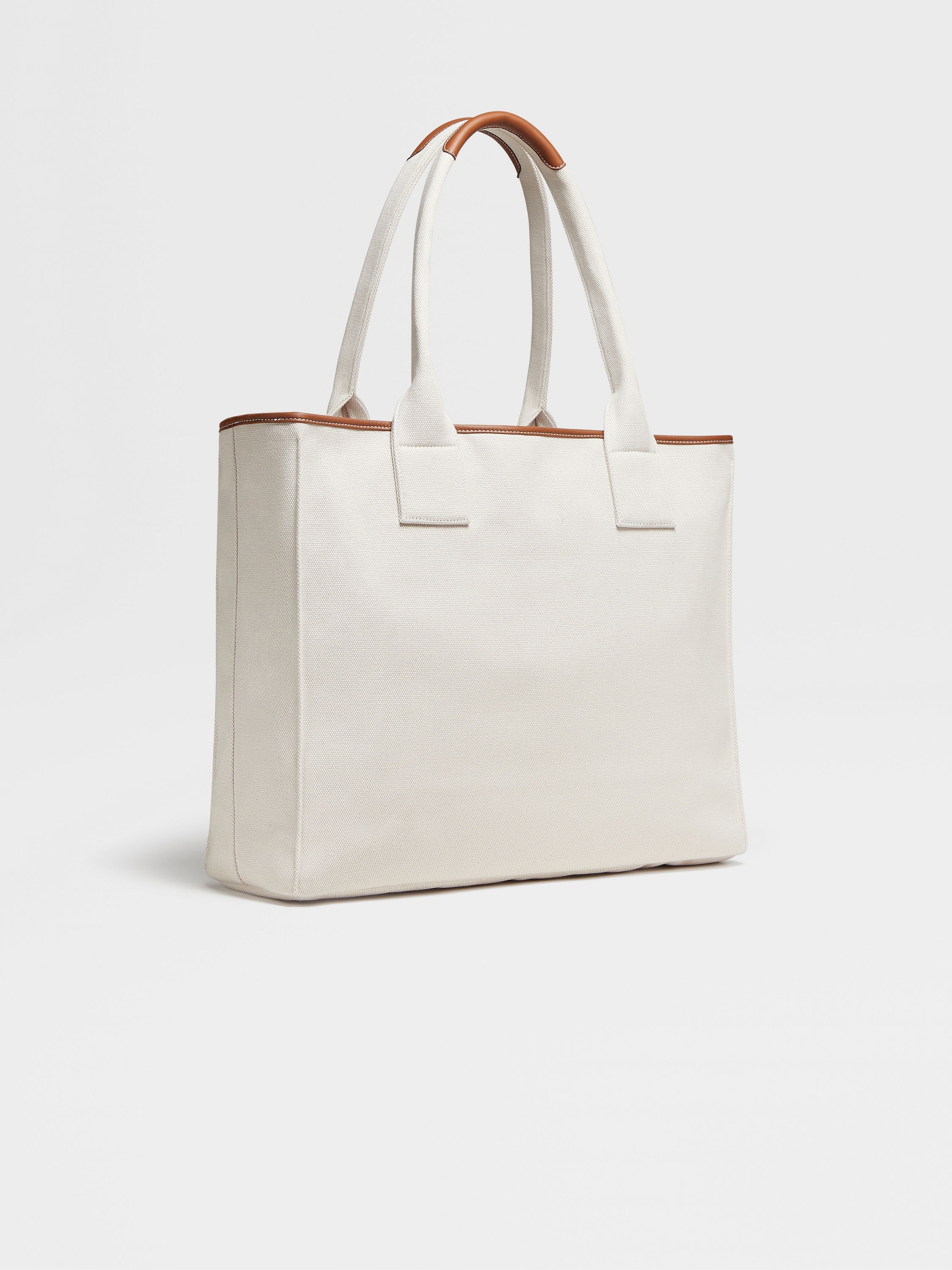 OFF WHITE COTTON TOTE BAG - 3