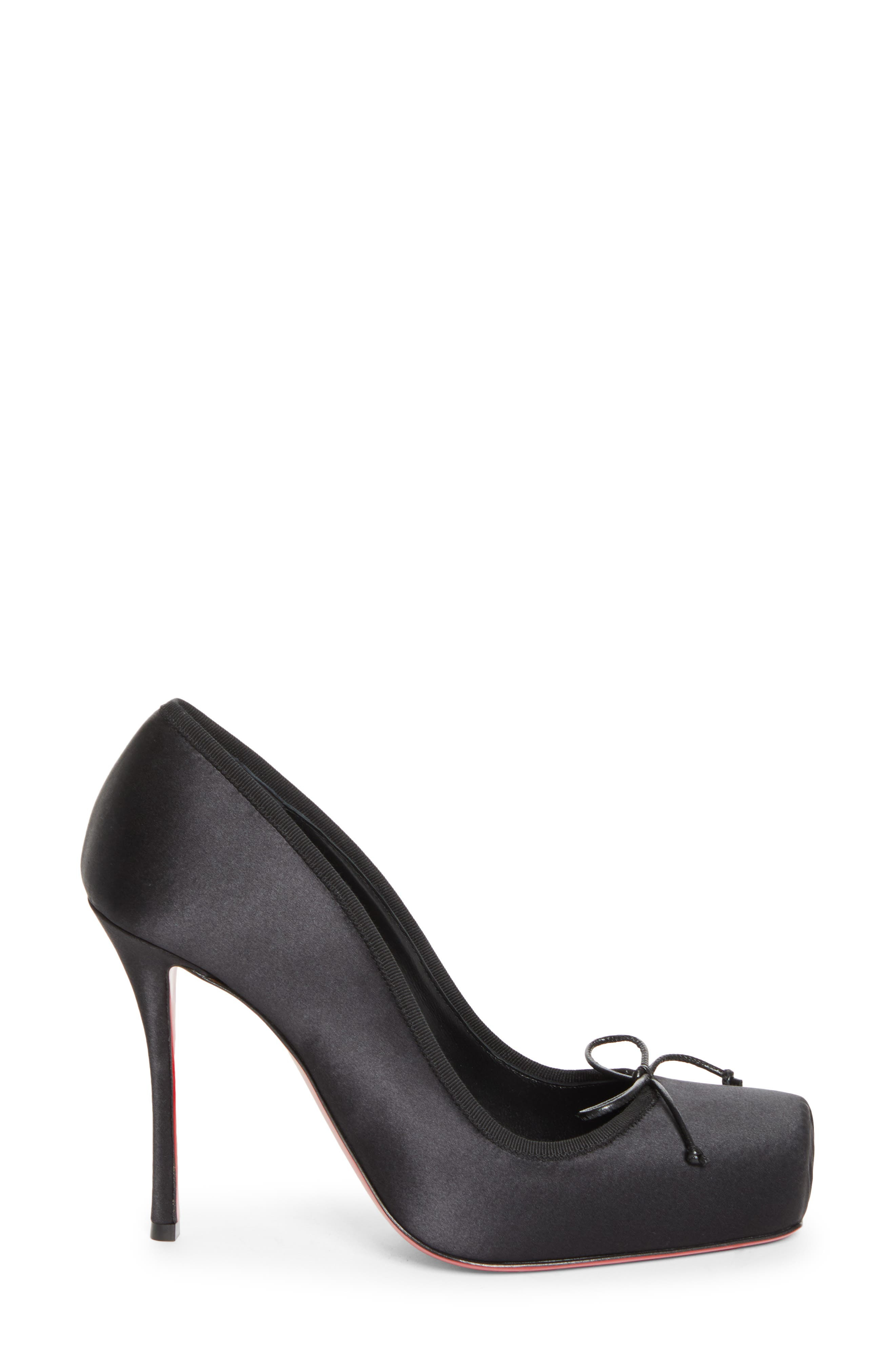 Christian Louboutin Cassia Square Toe Pump in Black at Nordstrom - 3