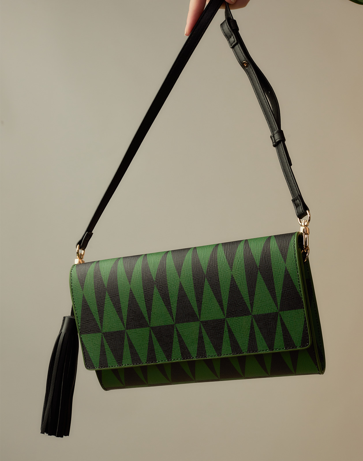 Evergreen Leather Crossbody Purse - 2