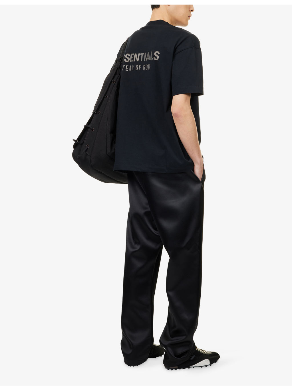 Embossed-Branding Relaxed-Fit Cotton-Jersey T-Shirt - 2