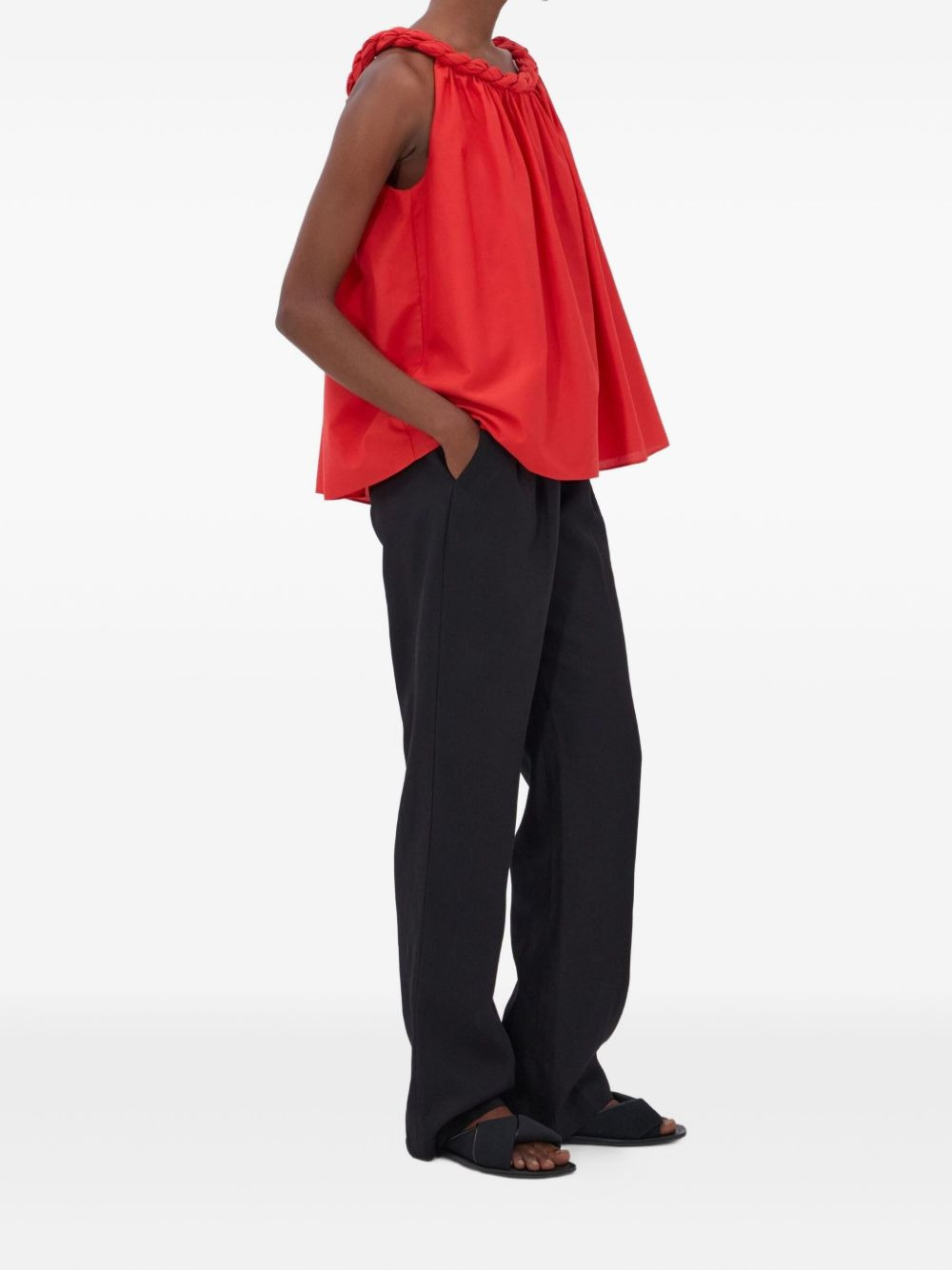 Garino twisted-neck top - 3
