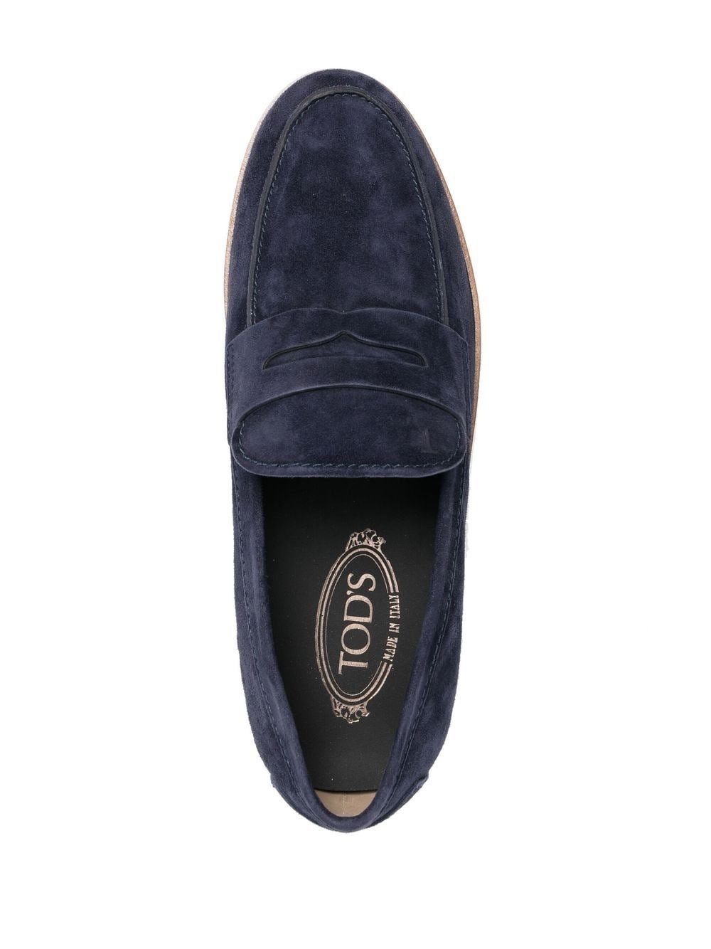 suede slip-on loafers - 4