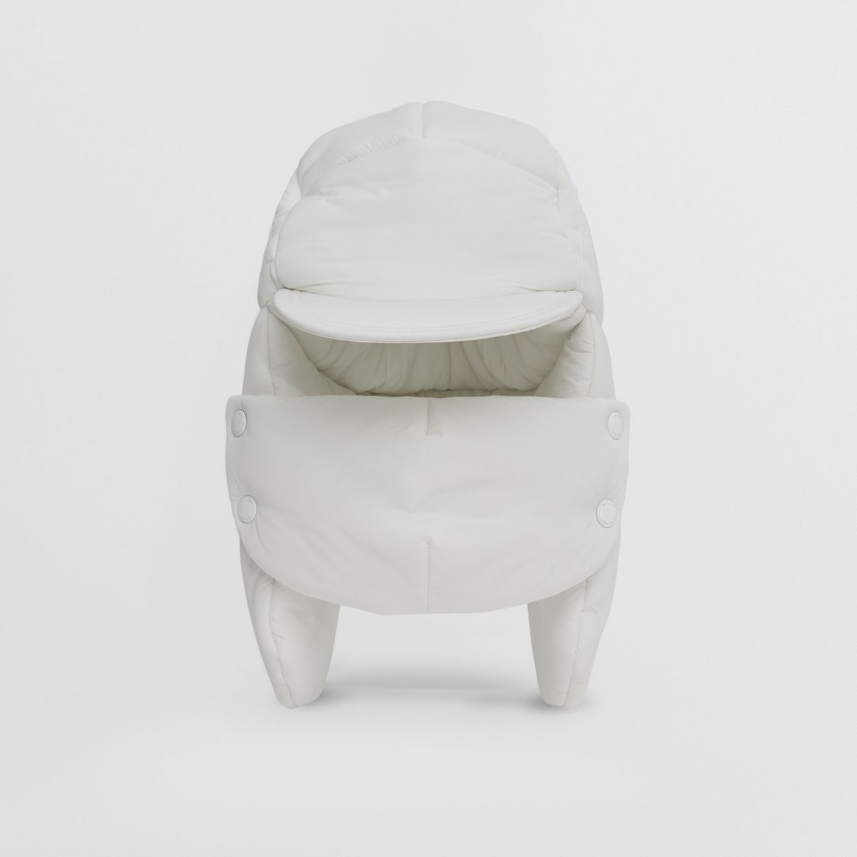 Padded Nylon Oversized Cap - 1