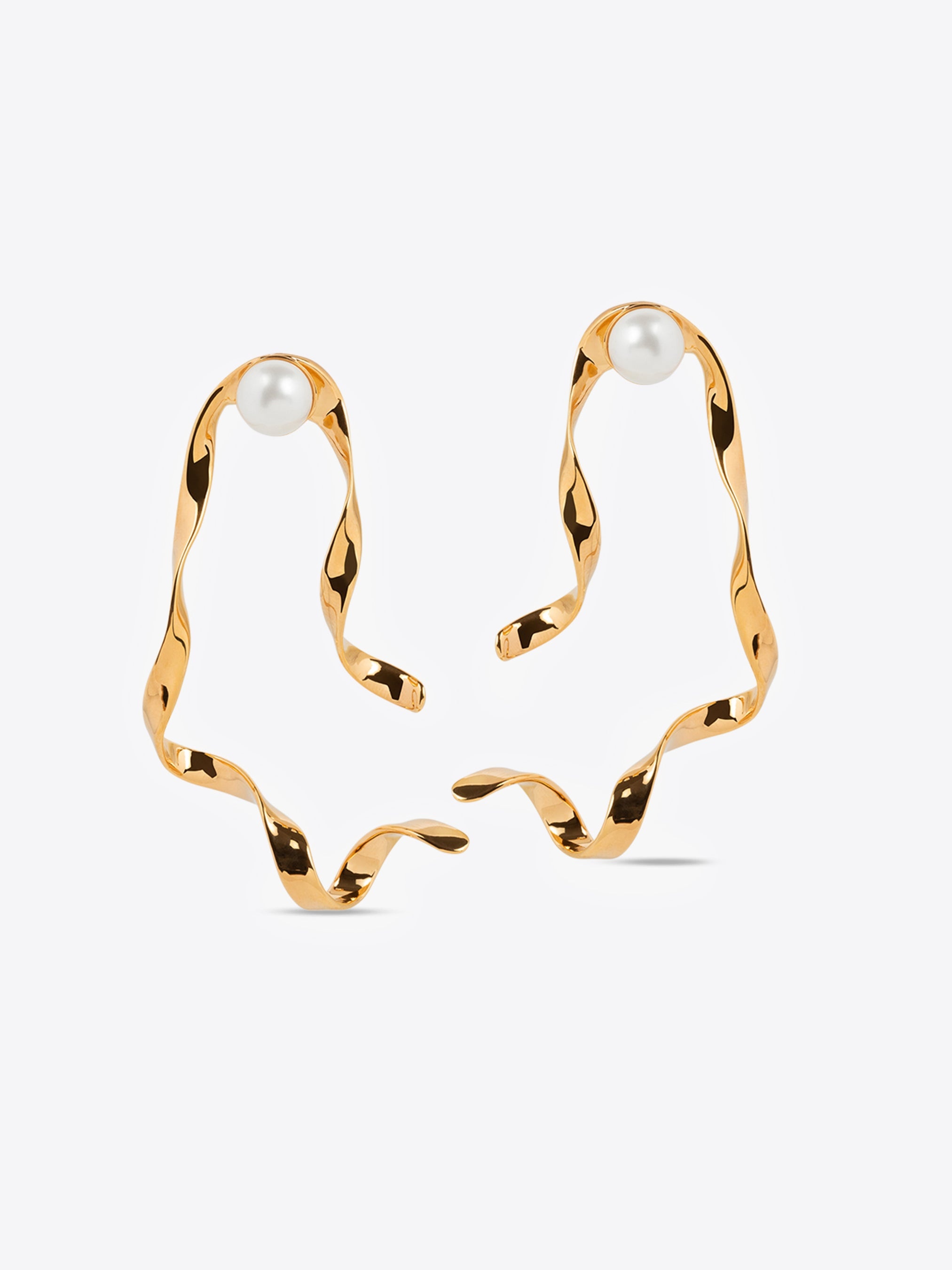 WAVE STUD EARRINGS - 2