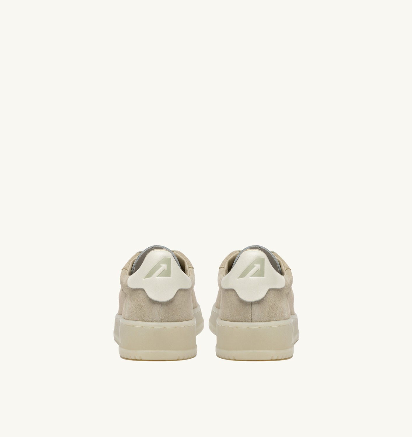 DALLAS LOW SNEAKERS IN MARSHMALLOW AND PAPYRUS SUEDE - 3