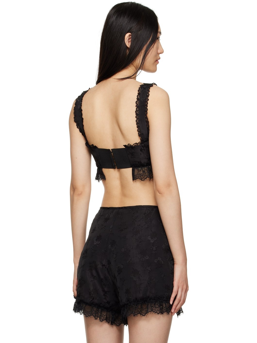 Black Floral Camisole - 3