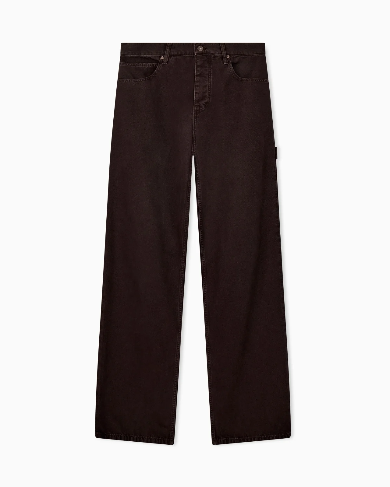 OVERSIZED COTTON WORKWEAR TROUSERS WITH UTILITY POCKETS - 1