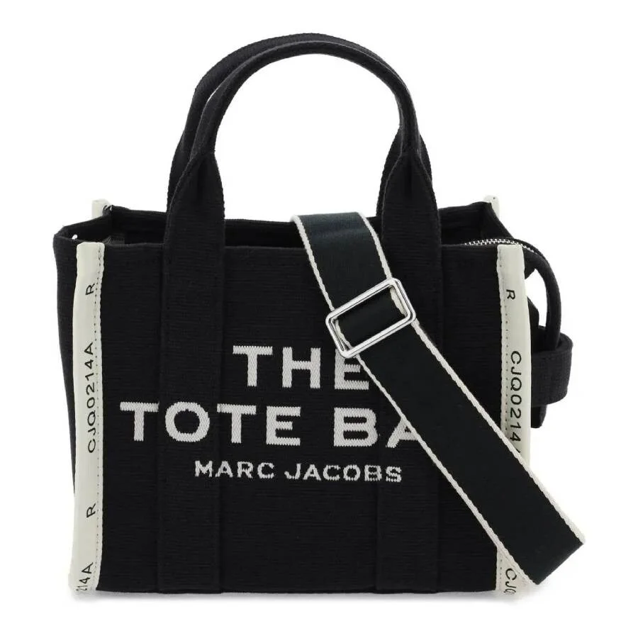 Marc Jacobs The Jacquard Small Tote Bag - Black - 1