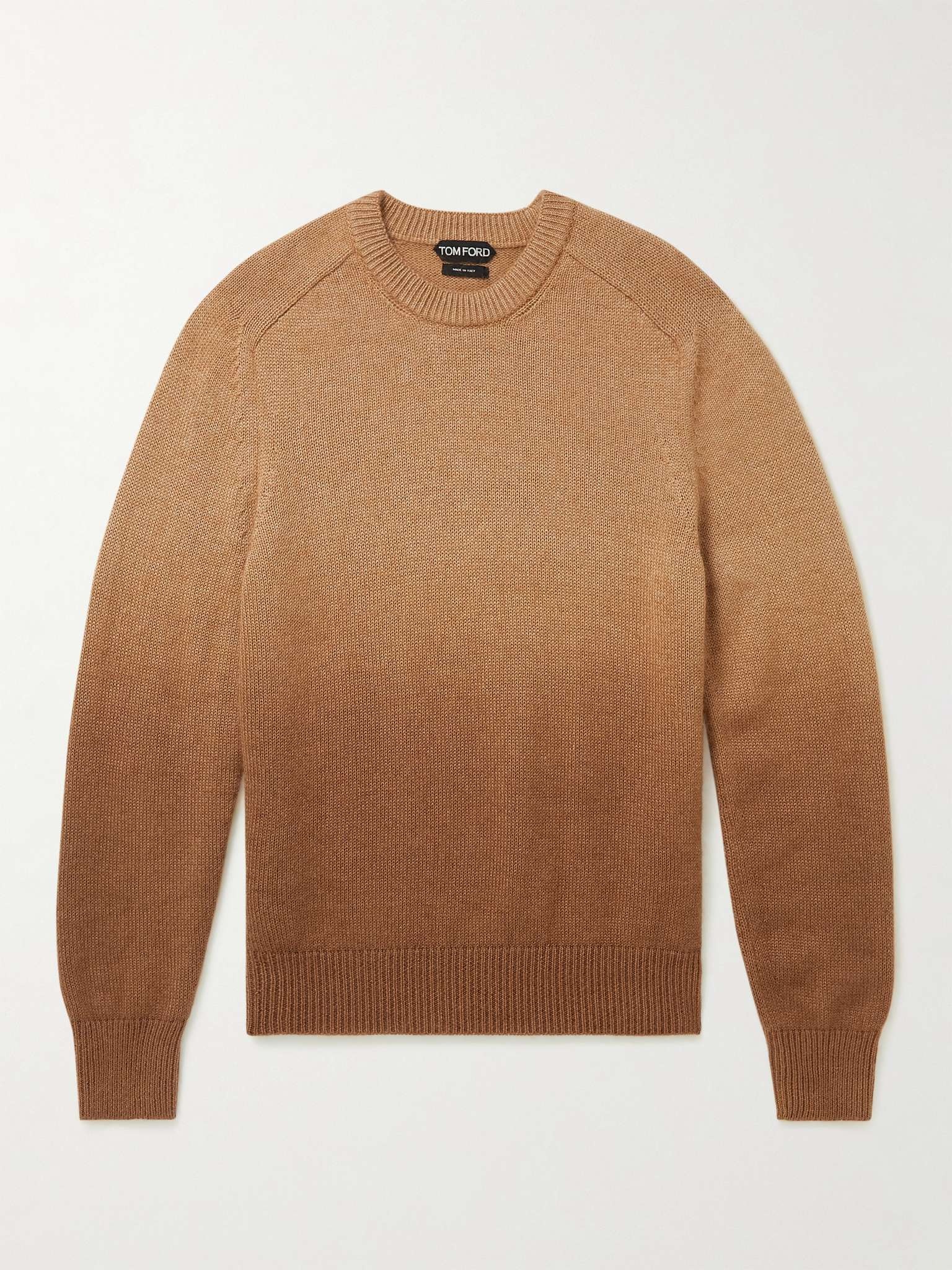 Dip-Dyed Cashmere, Mohair and Silk-Blend Sweater - 1