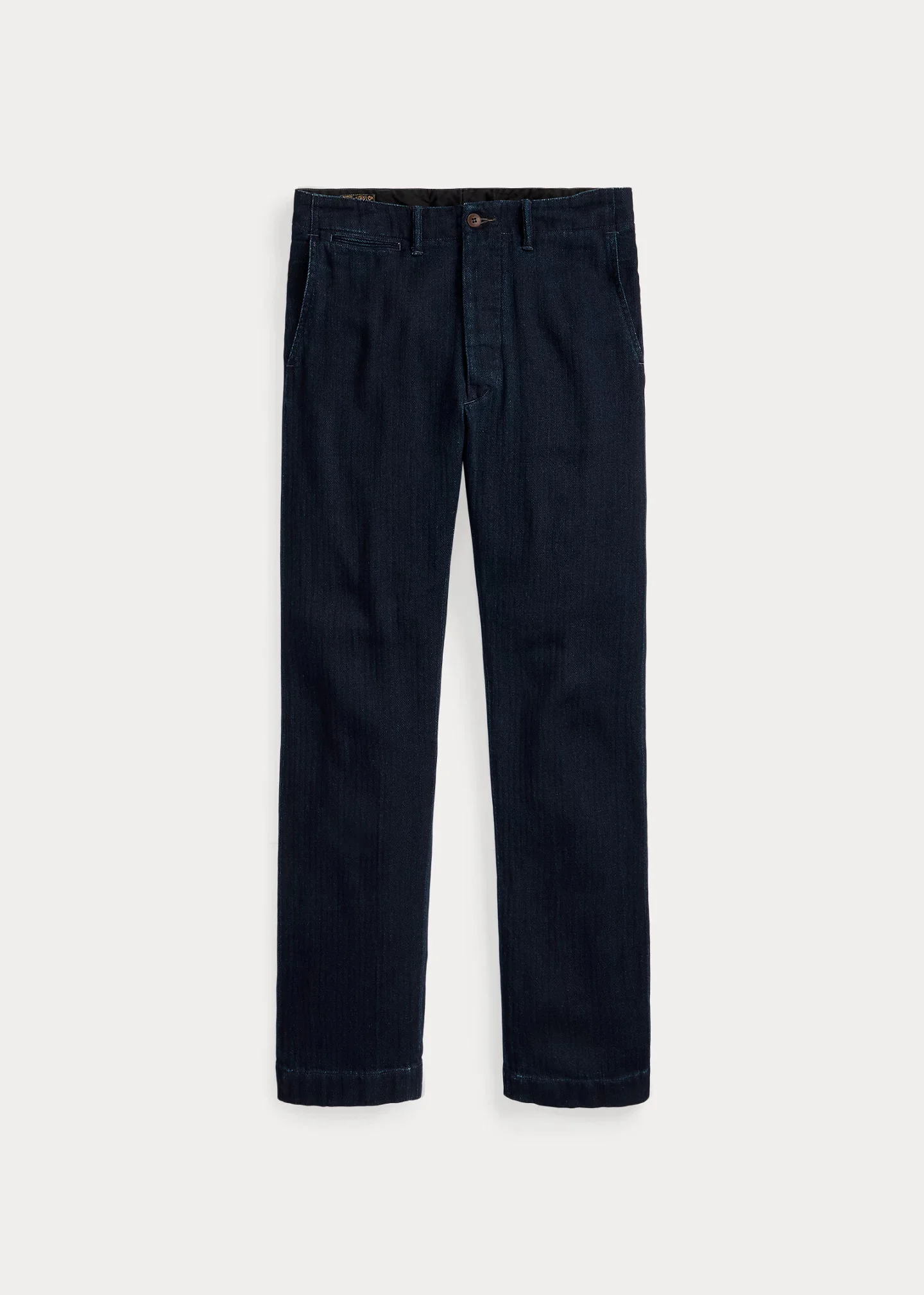 Indigo Herringbone Officer’s Pant - 1