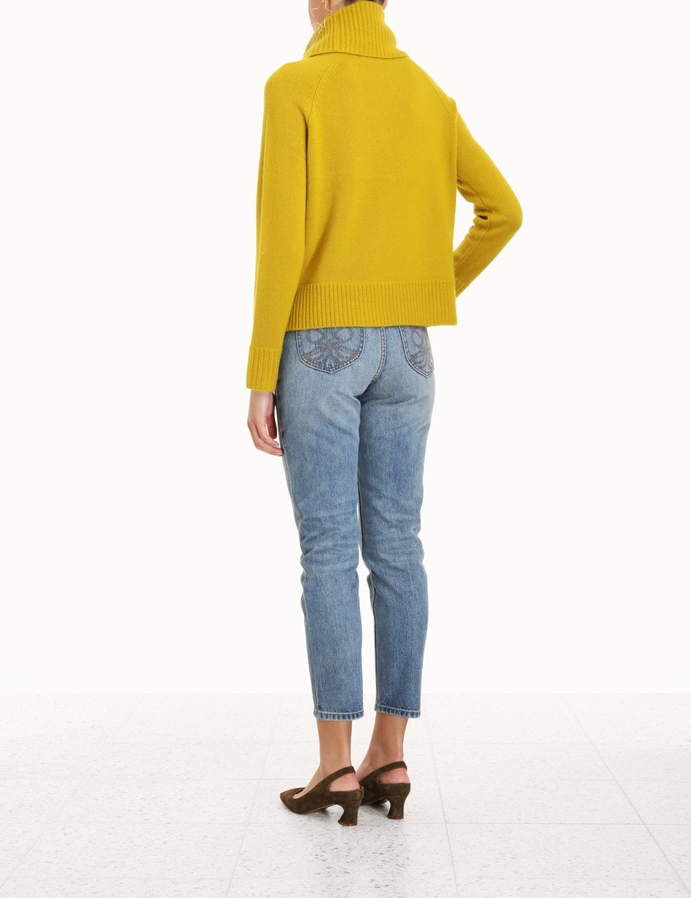 FUNNEL NECK SWEATER - 4