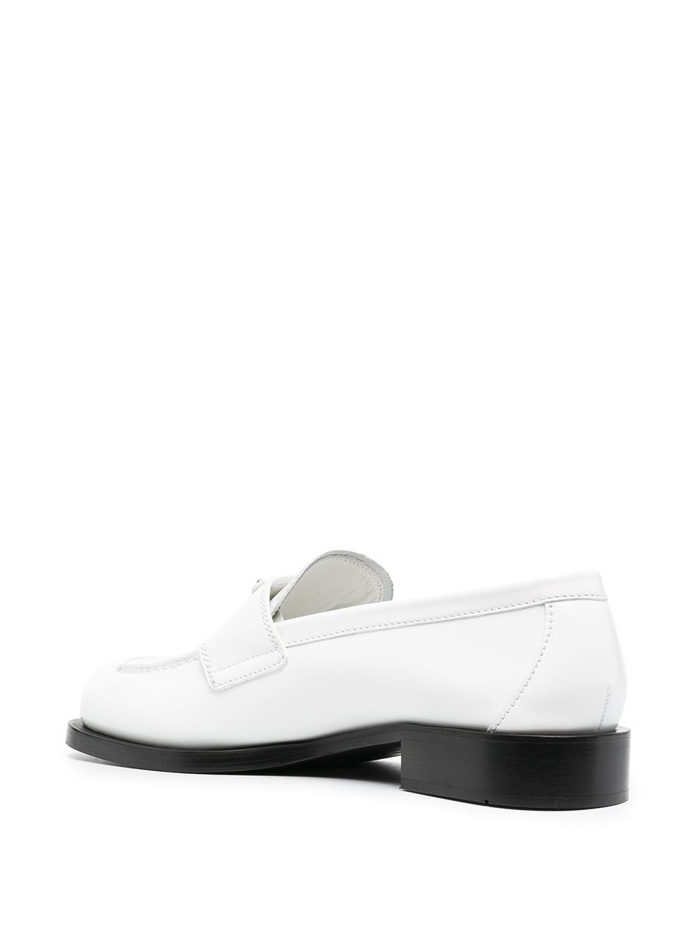 logo-plaque penny loafers - 3
