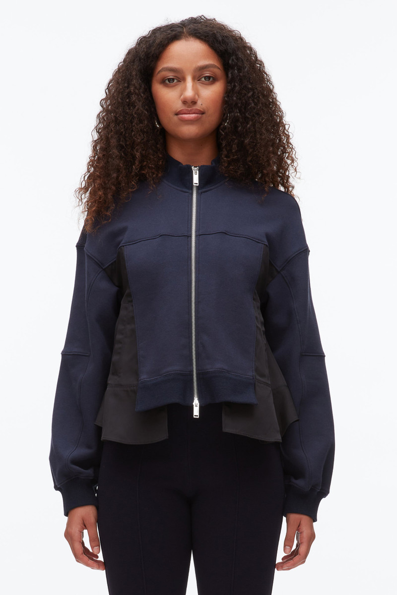 Terry Hybrid Zip Up 3