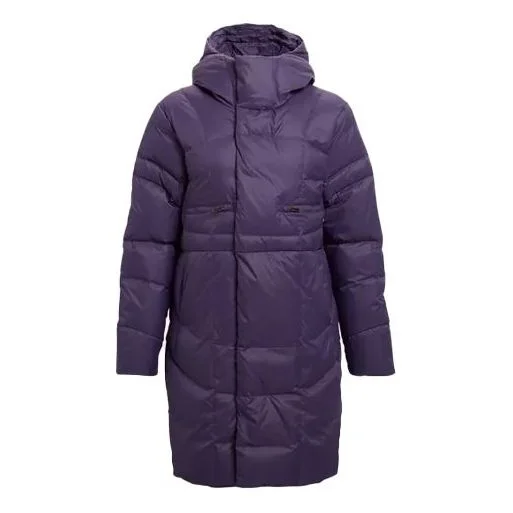 (WMNS) Under Armour Down Parka Jacket 'Purple' 1342791-500 - 1