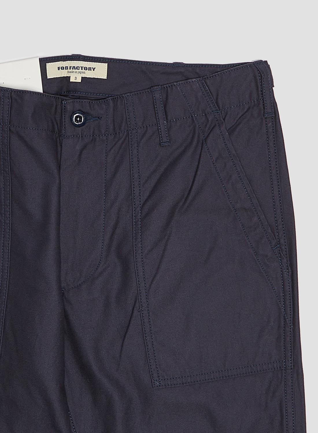 FOB Factory Baker Pants Navy - 4