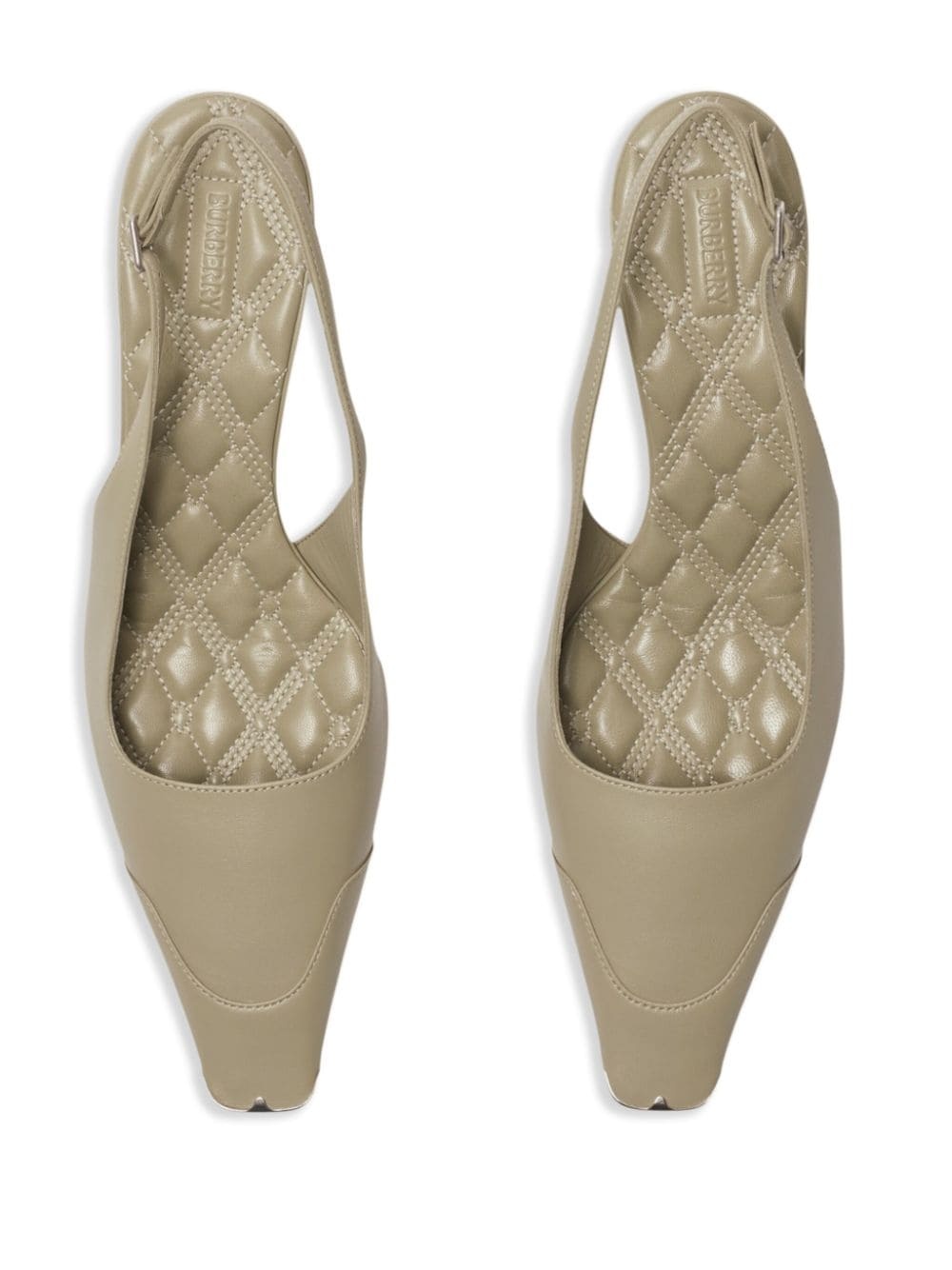 50mm Chisel slingback pumps - 5