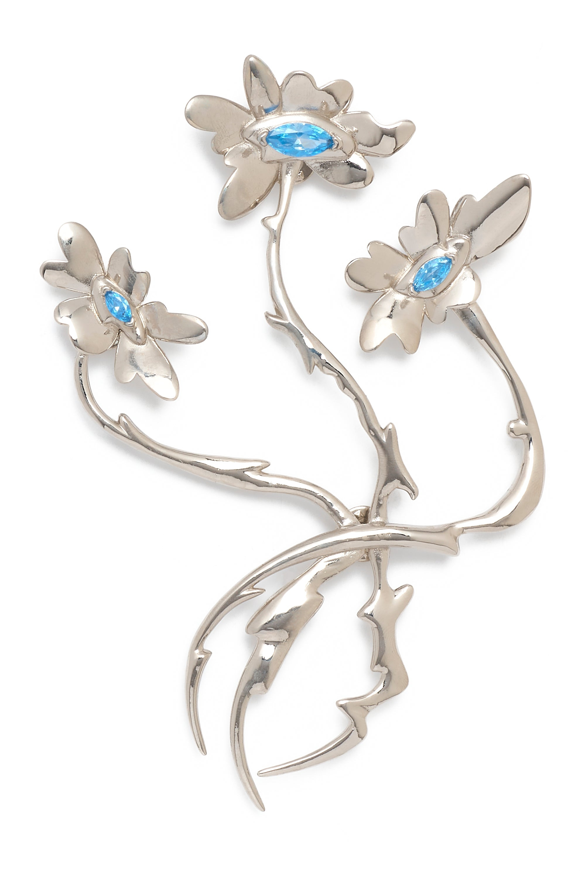 SKY DAISY BUNCH PIN - 1