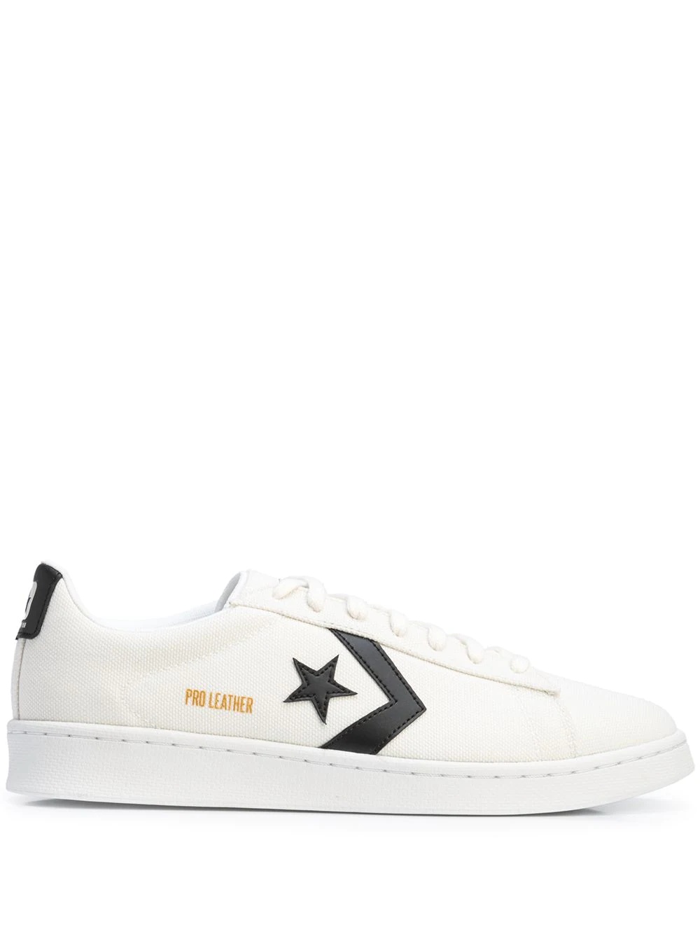 Pro leather court canvas sneakers - 1