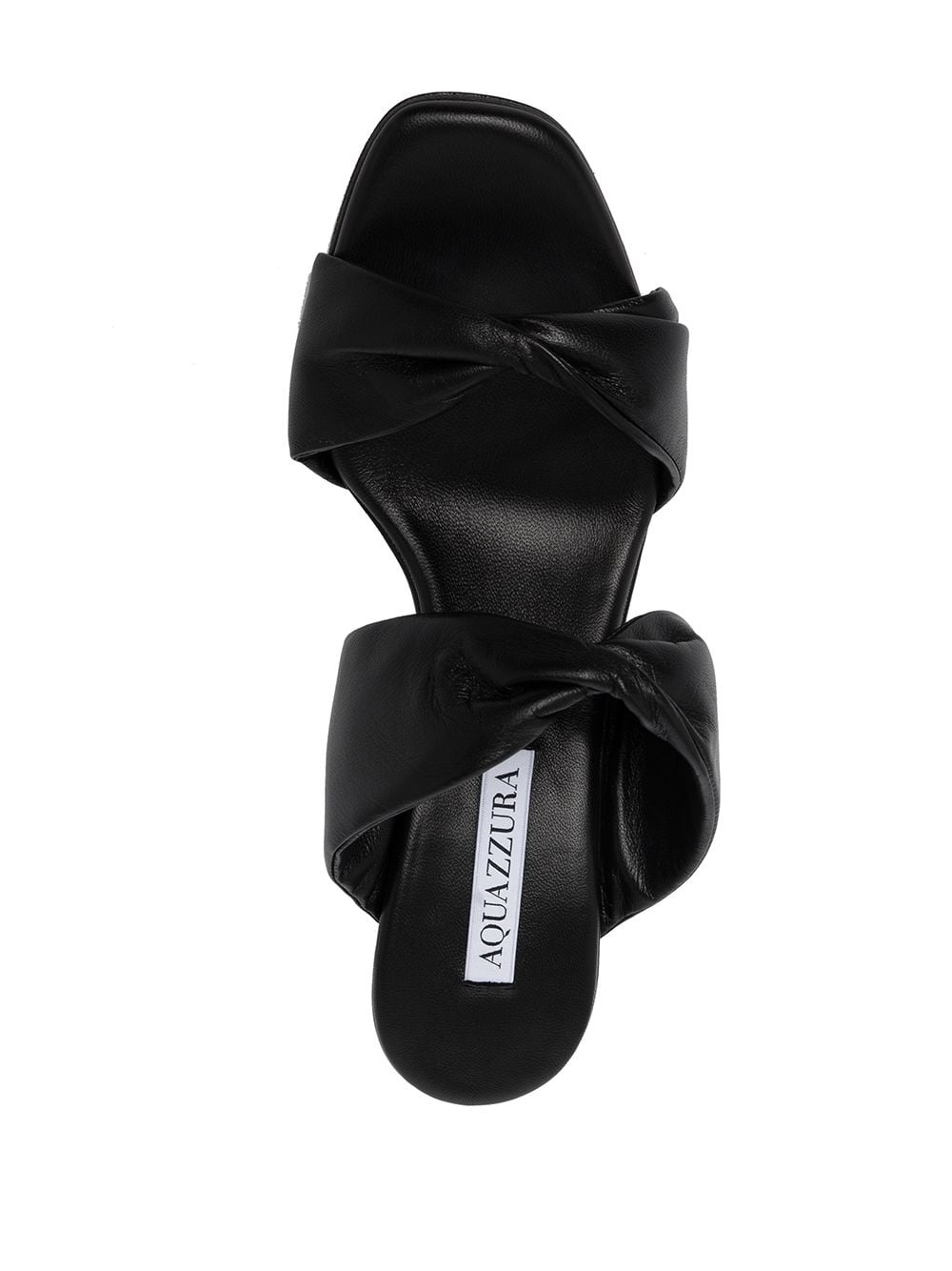 strapped open toe mules - 4