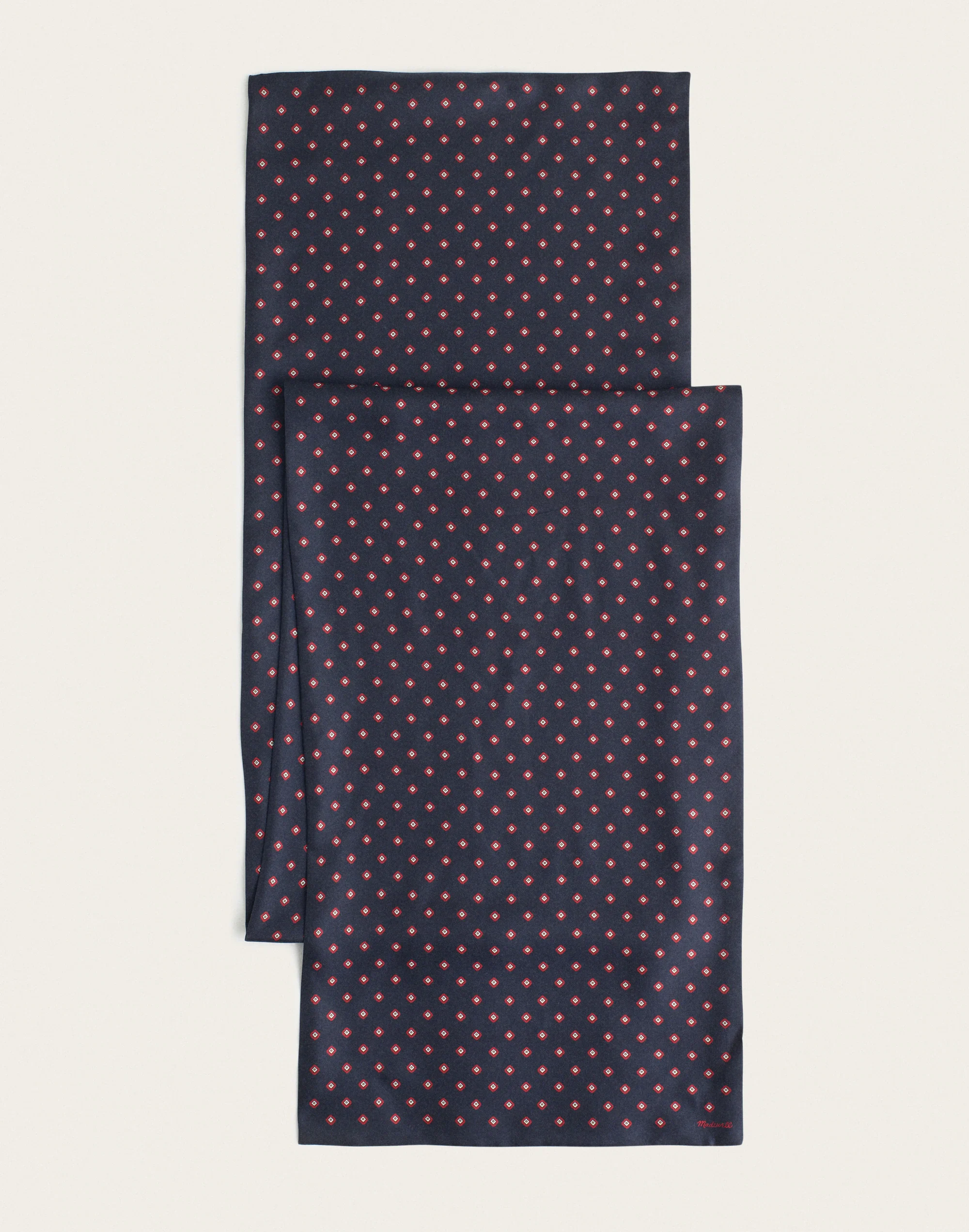 Silk Long Scarf - 1