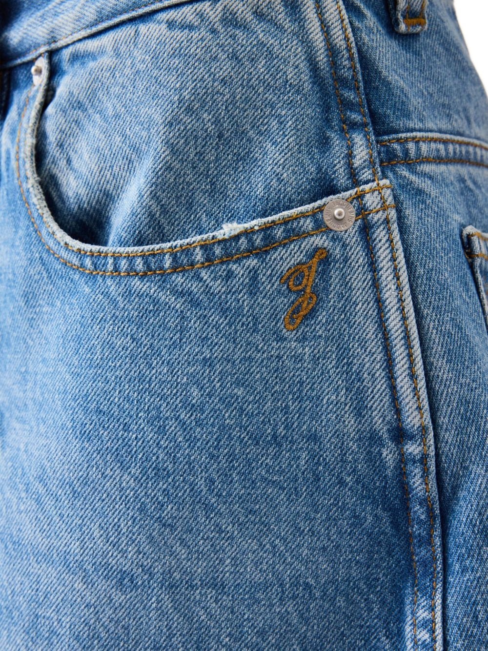 Le De-Nîmes Ovalo pleated jeans - 5