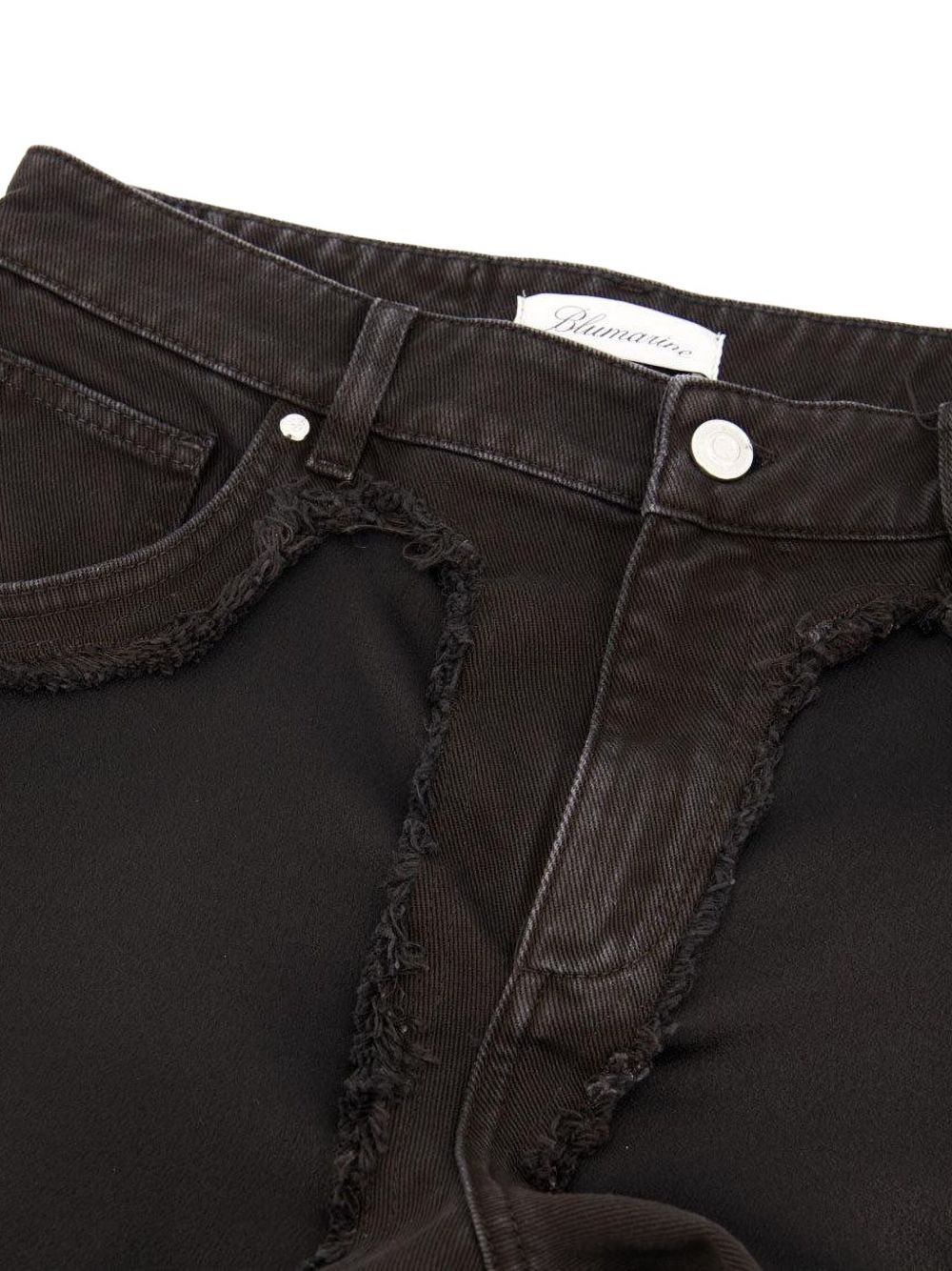 frayed-detailing jeans - 3