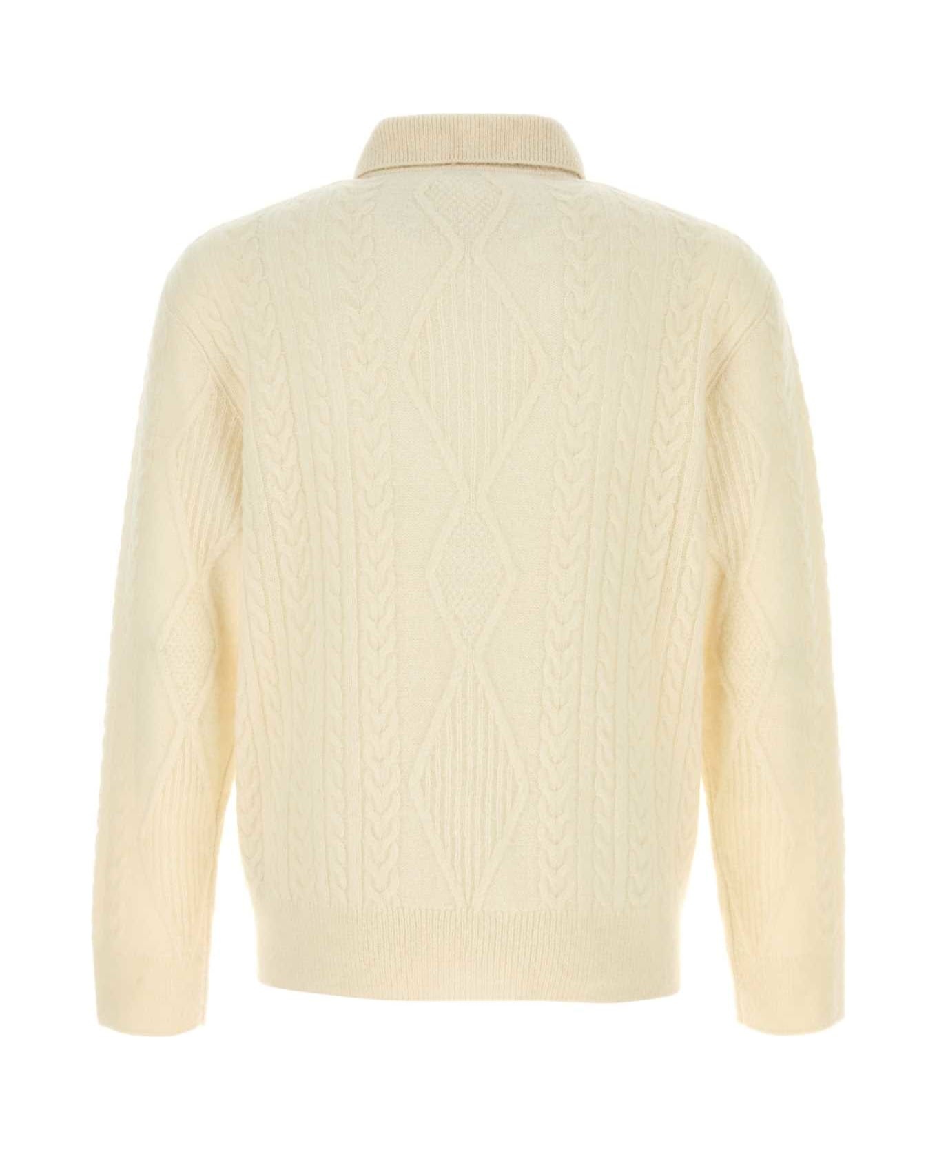 Ivory Alpaca Blend Sweater - 2