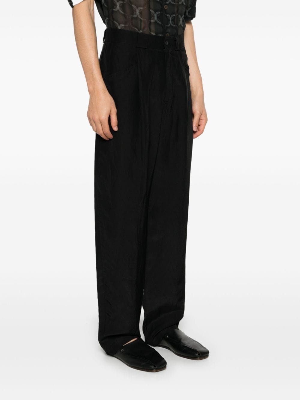 tailored loose-cut trousers - 3