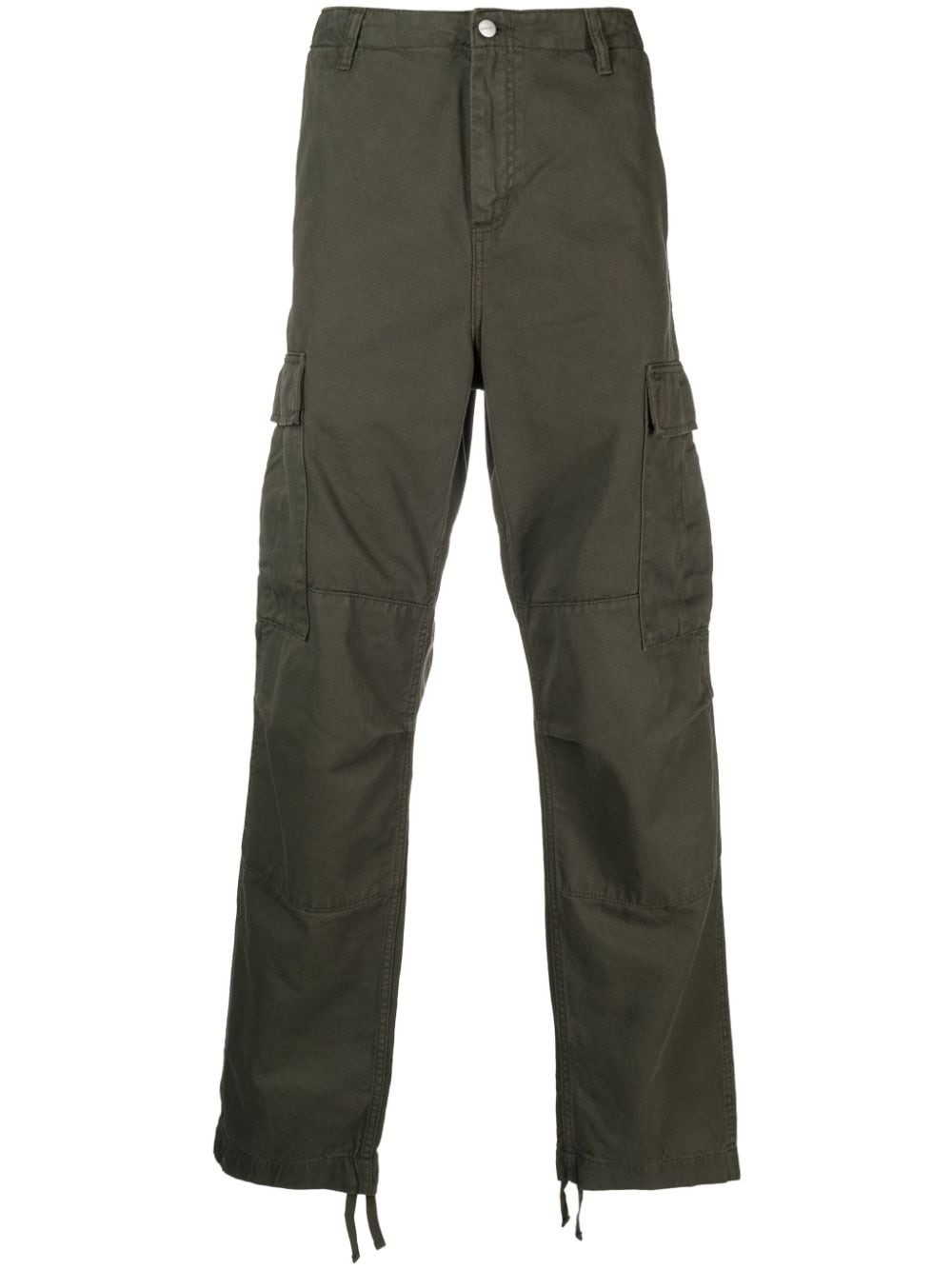 logo-appliquÃ© cargo trousers - 1