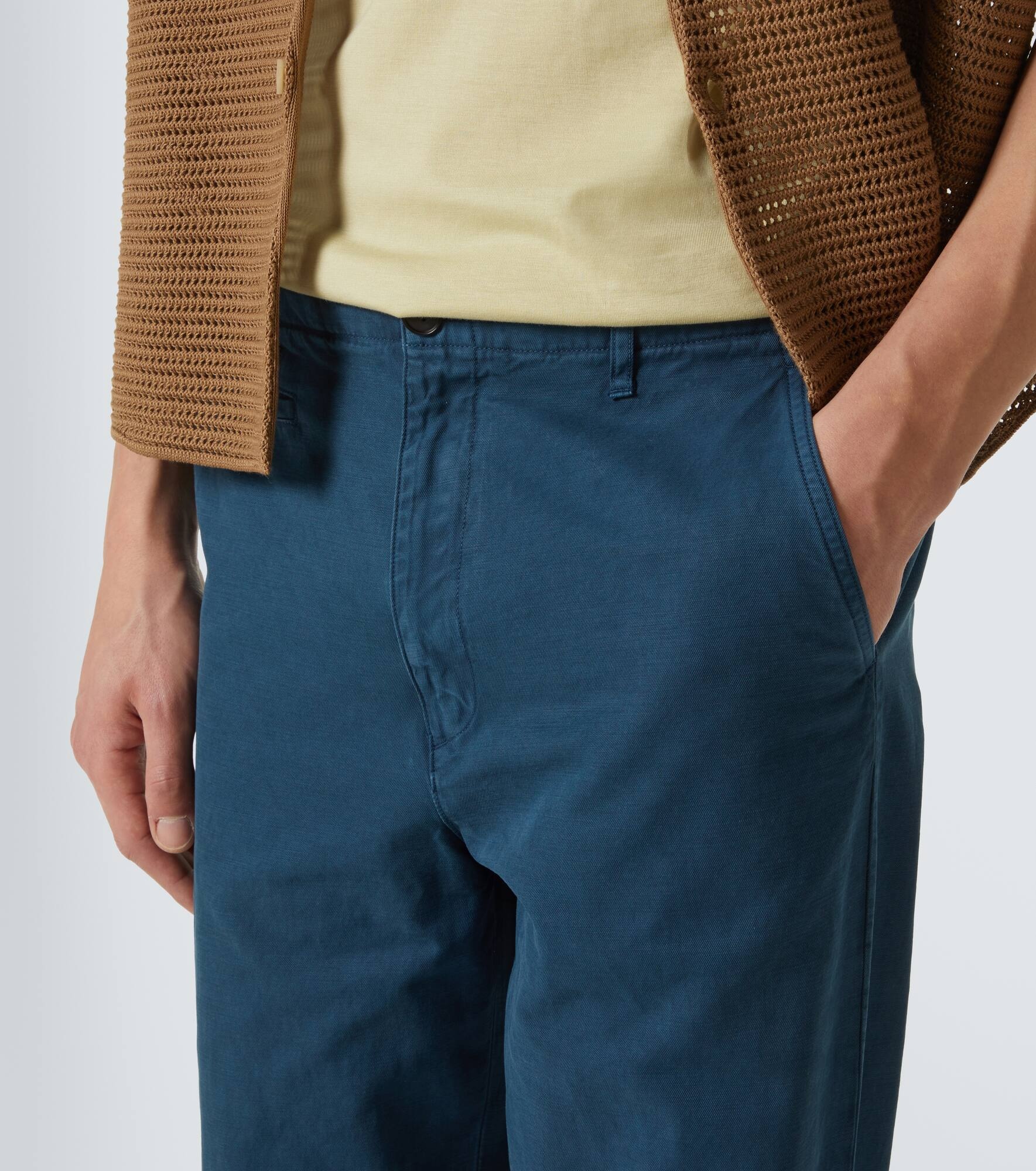 Cotton gabardine chinos - 5