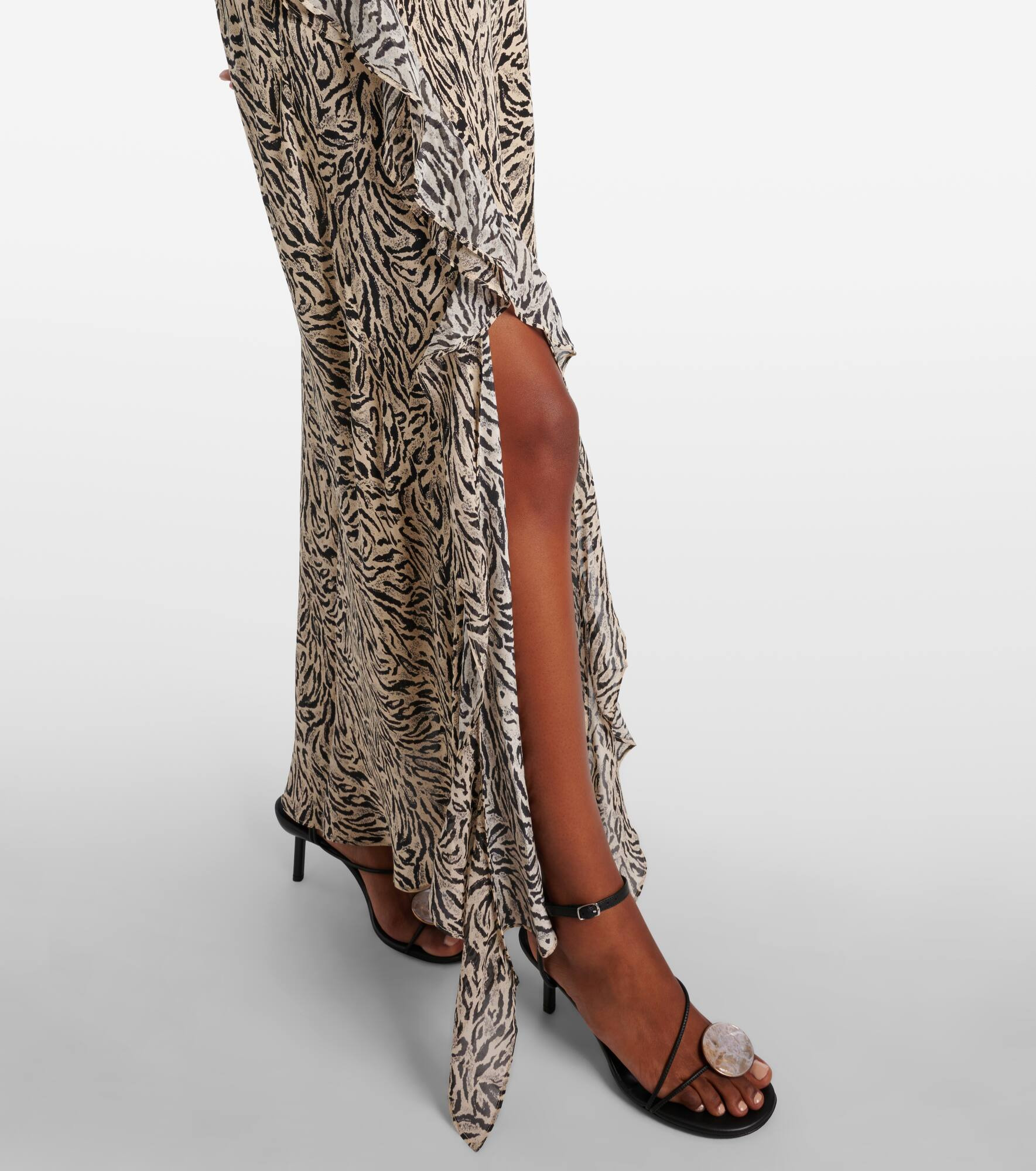 Ester silk crêpe de chine maxi dress - 5