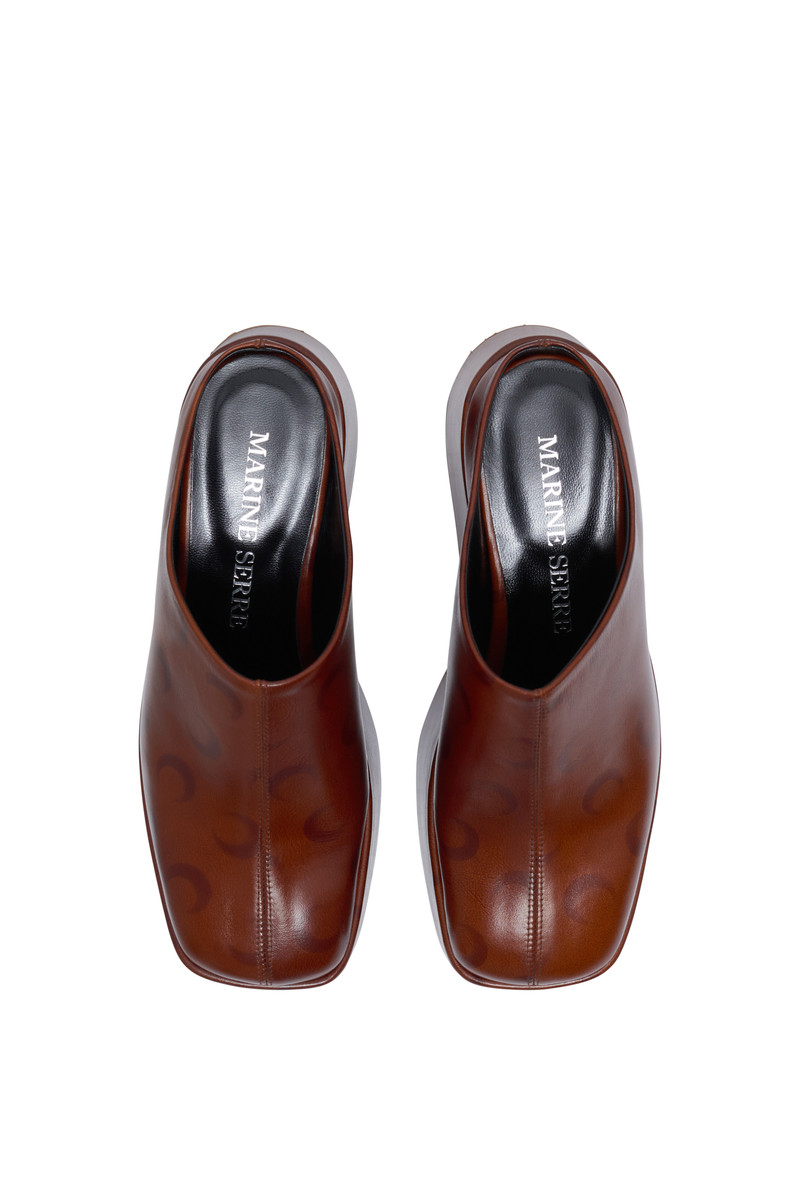 Moon Airbrushed Leather Ms Clog 4