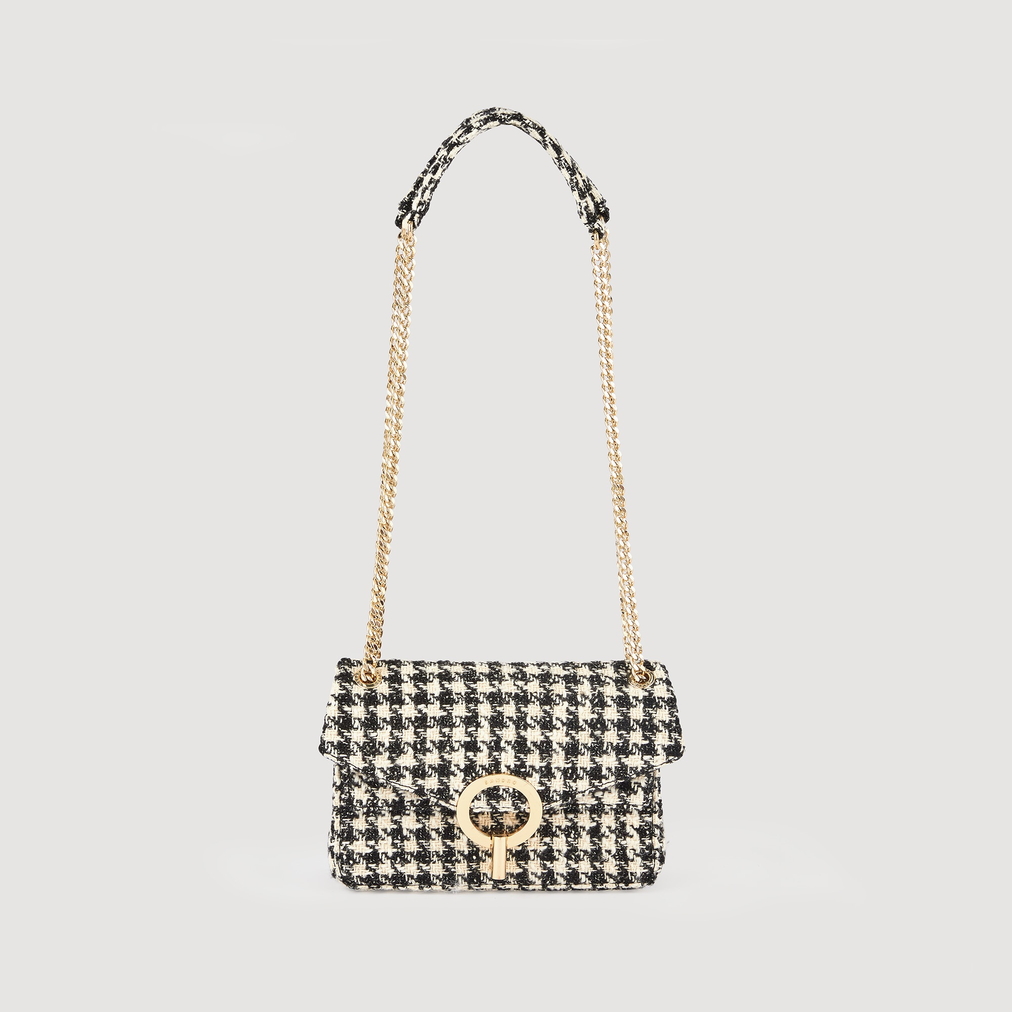 Yza tweed houndstooth bag - 5