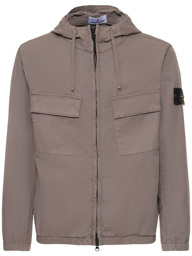 Supima zip up hooded jacket - 1