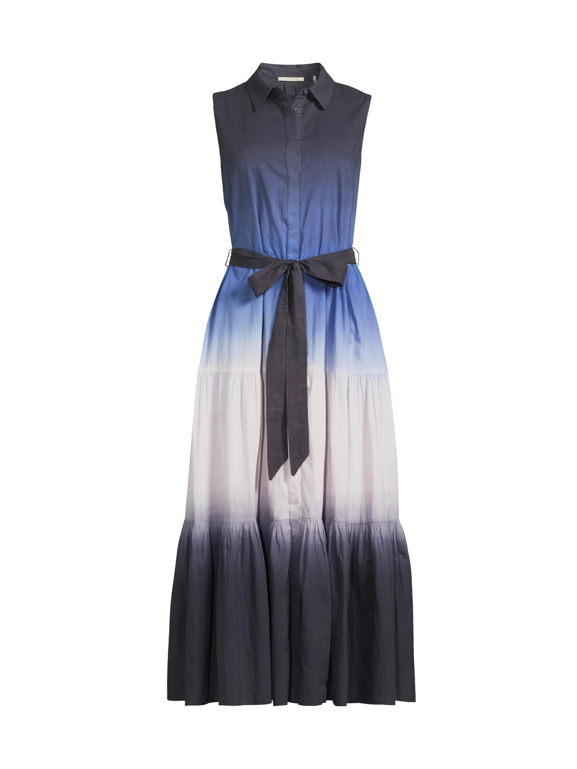 Women's Arabella Dip-Dye Cotton Midi-Dress - Blue Multi - 1