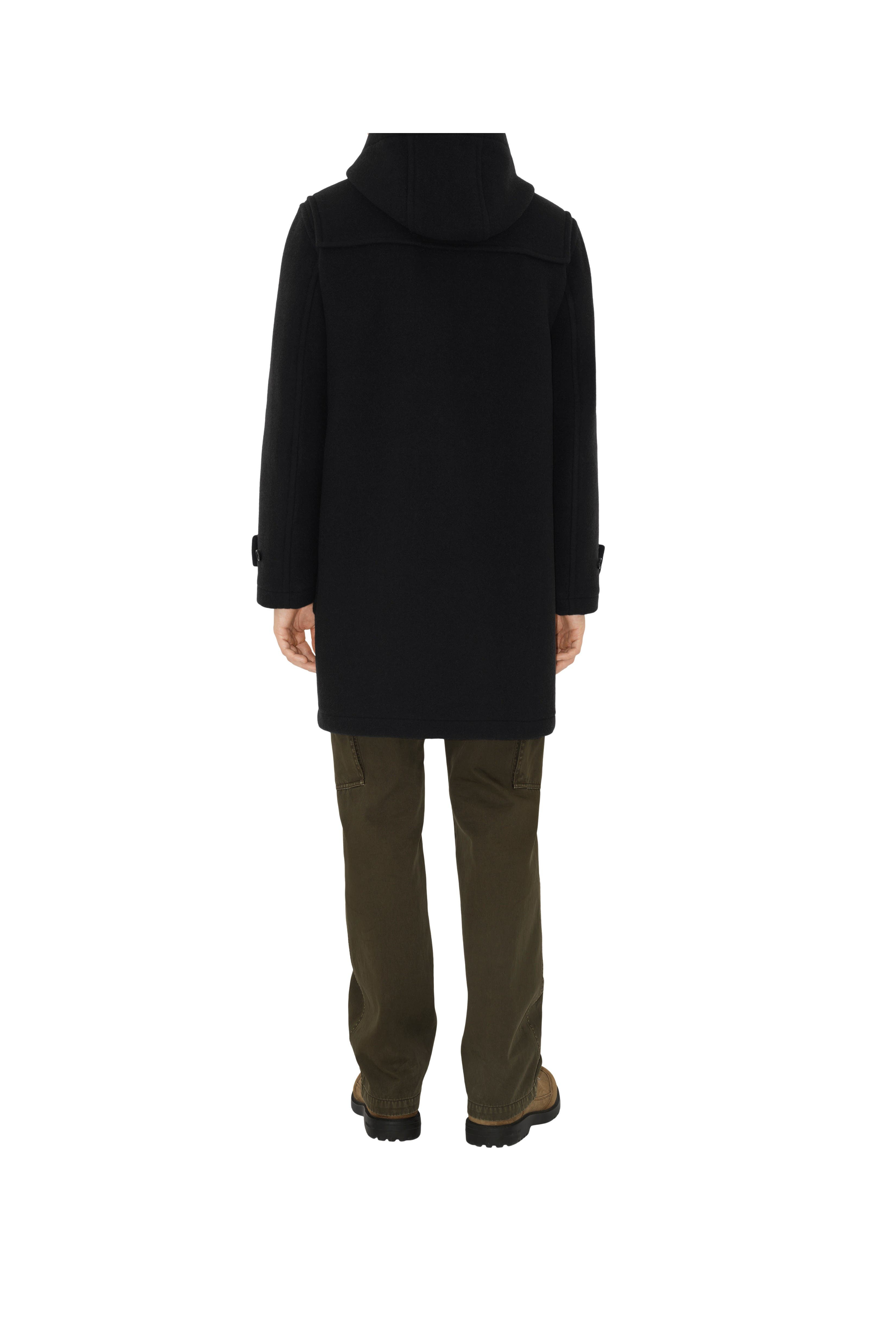burberry Wool Duffle Coat in Black at Nordstrom - 4