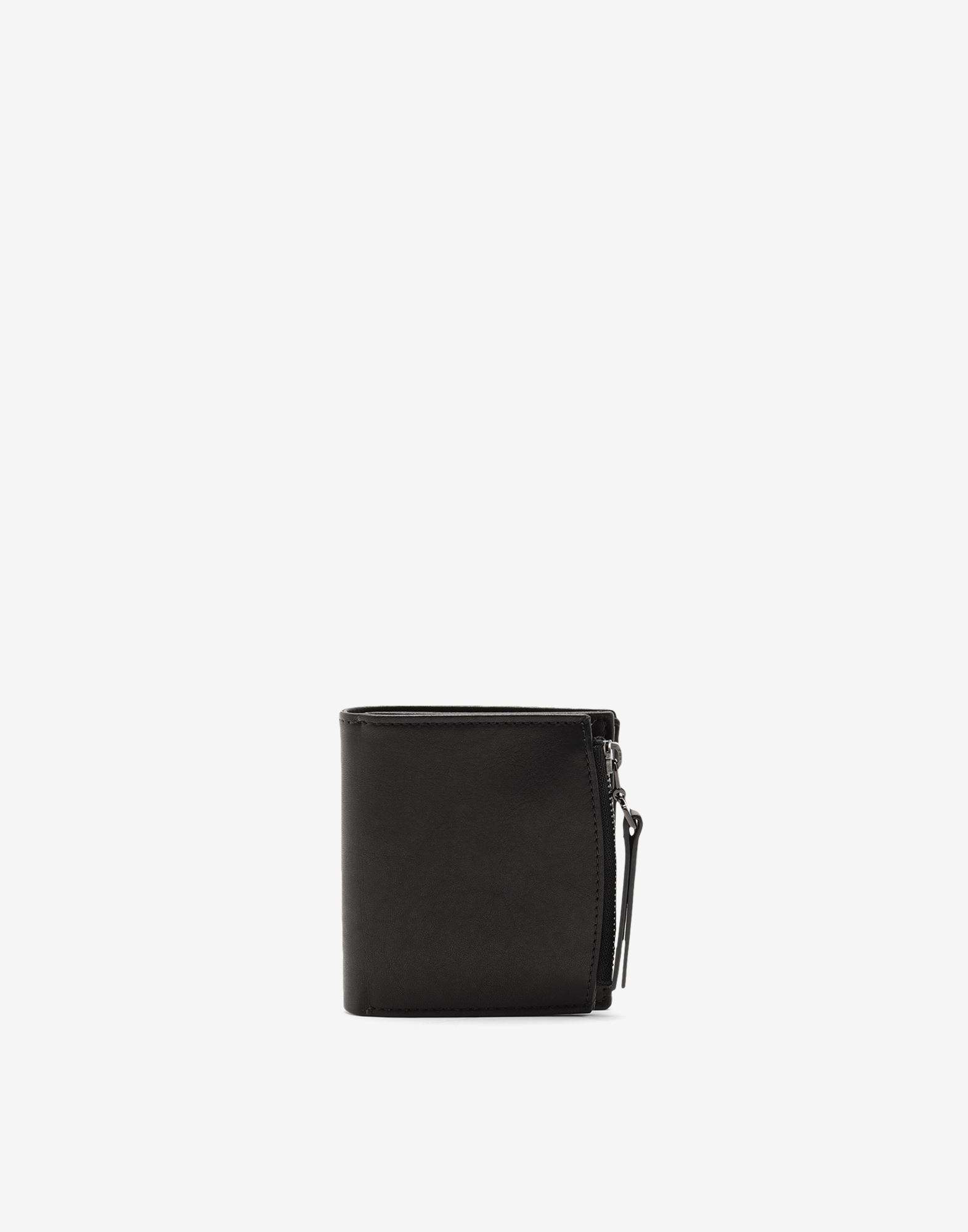 Folded leather wallet - 1
